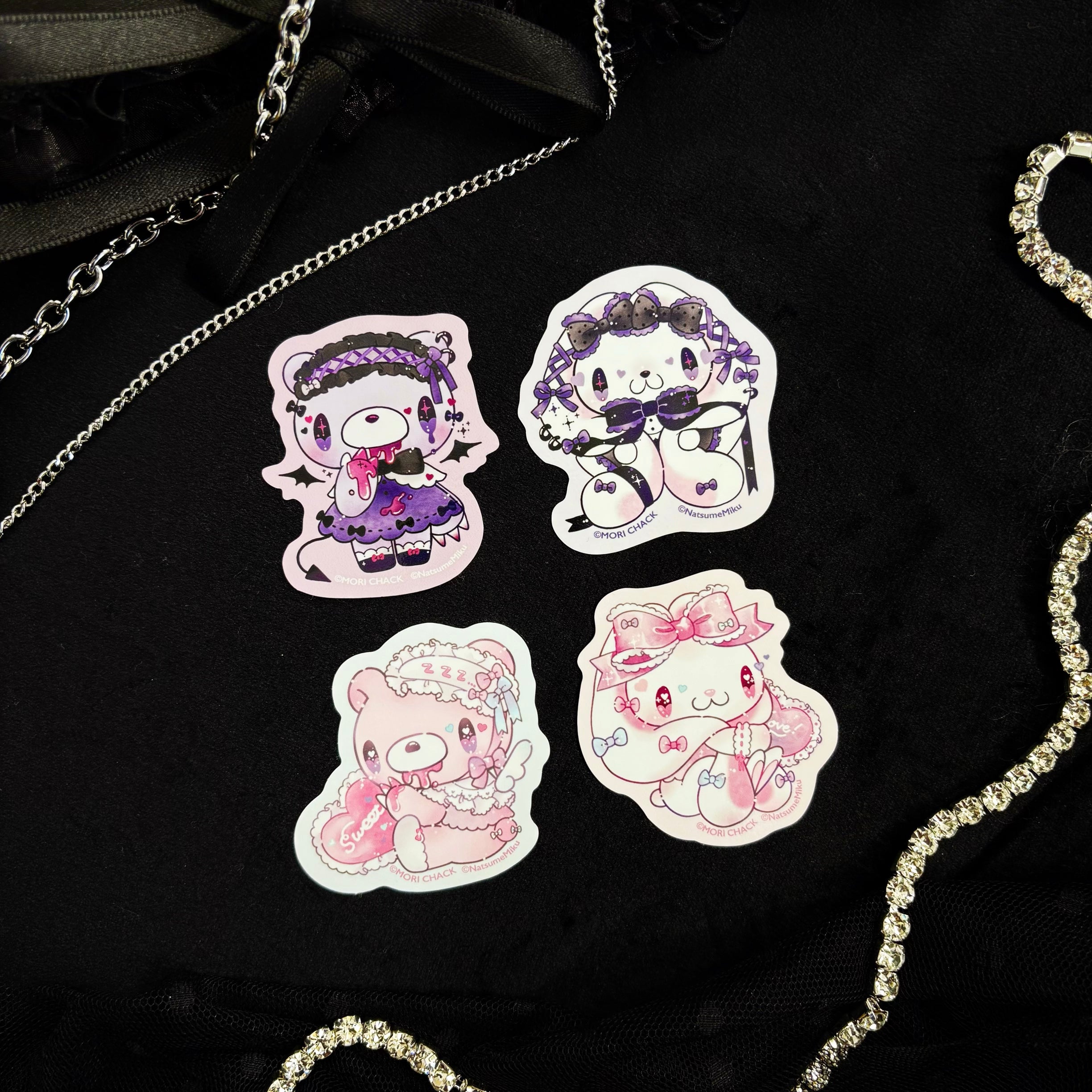 《グル〜ミ〜&汎用うさぎ×LAFARY》ステッカー