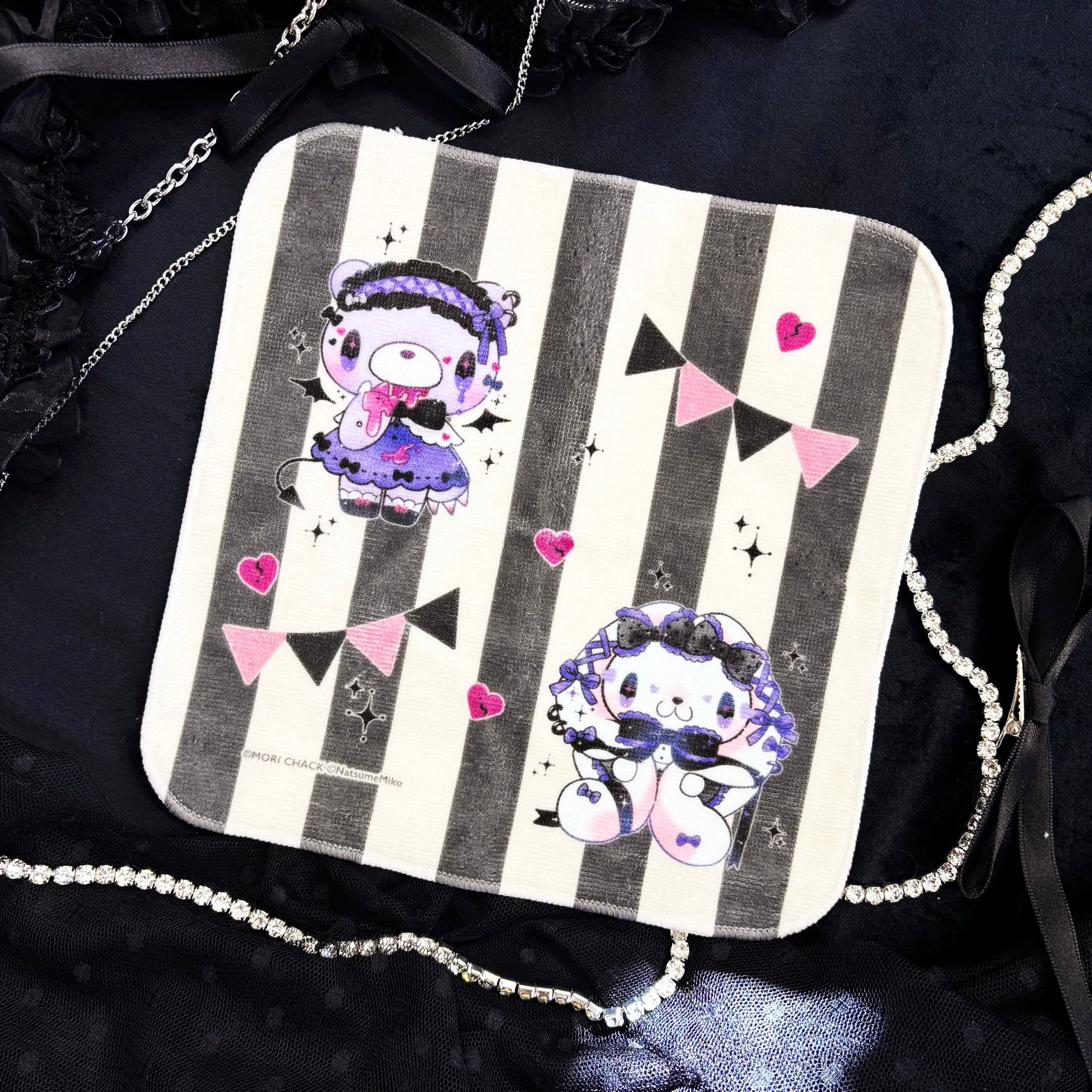 《グル〜ミ〜&汎用うさぎ×LAFARY》ハンドタオル