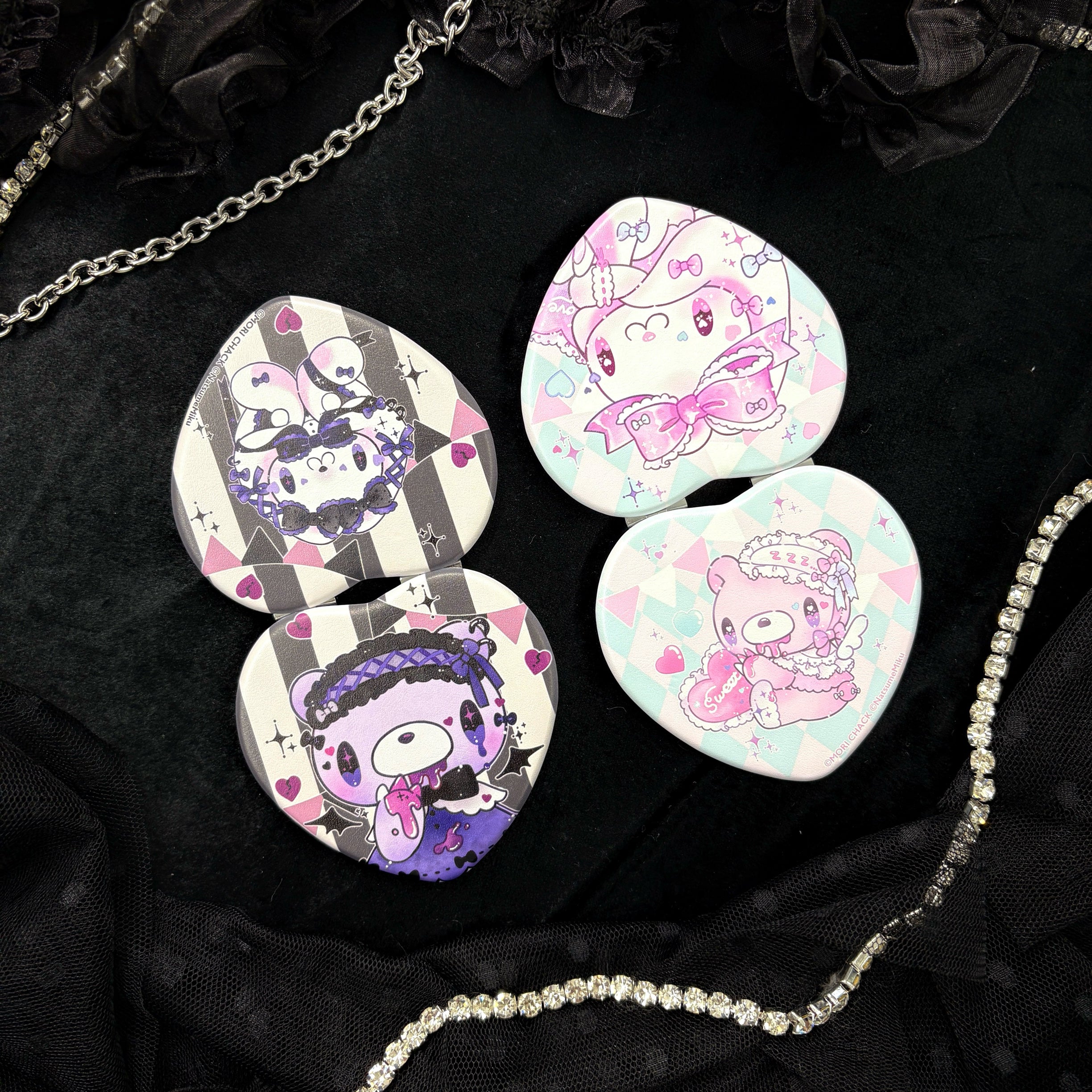 《グル〜ミ〜&汎用うさぎ×LAFARY》ハートミラー