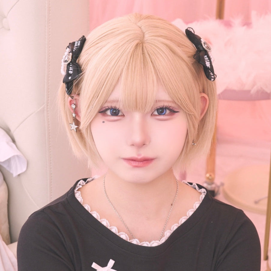 《mine》ロゴリボンクリップ
