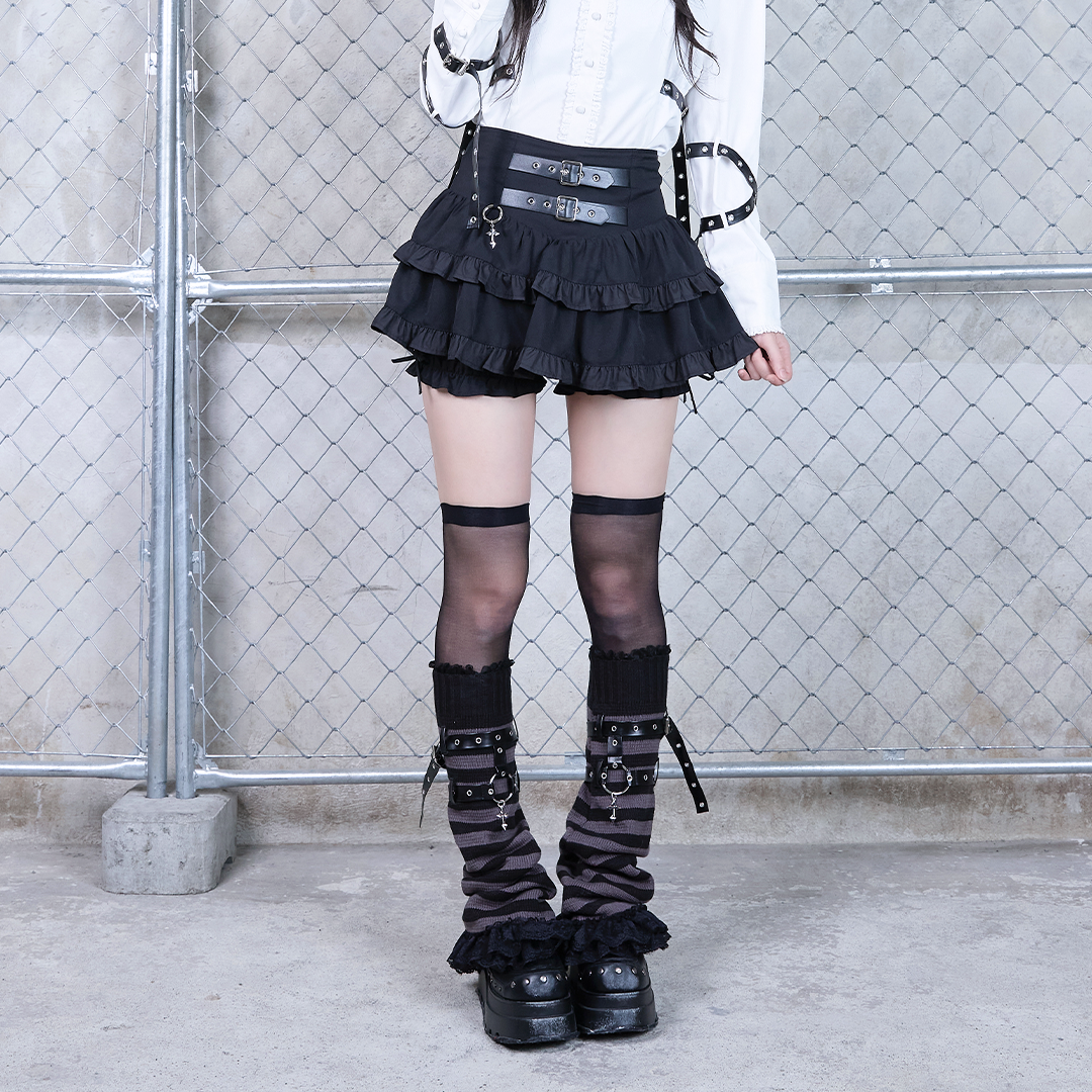 《mine》クロスチャームベルトスカパン