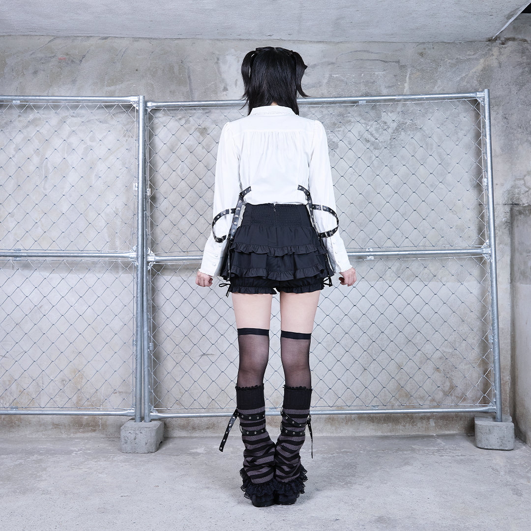 《mine》クロスチャームベルトスカパン