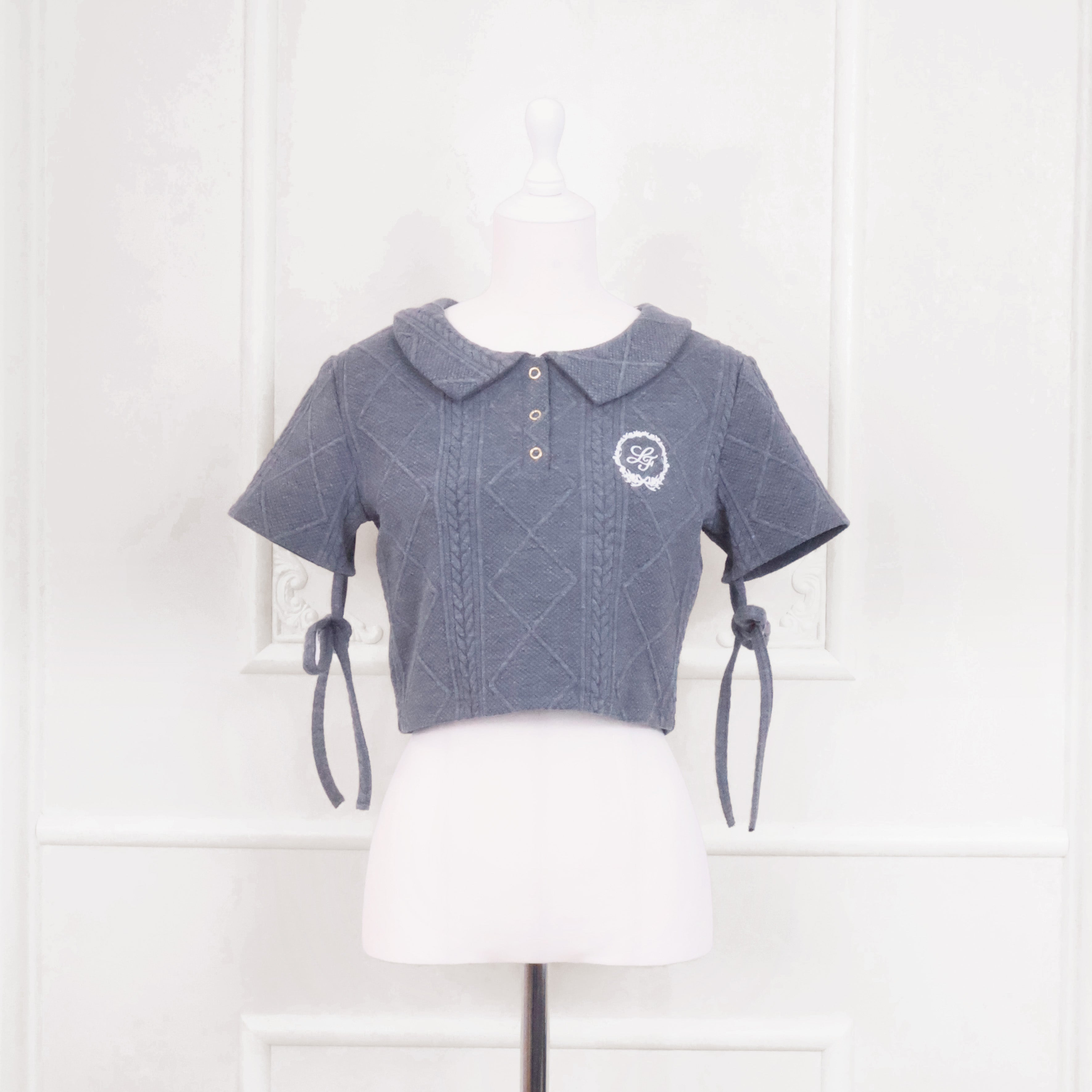 《LAFARY closet》エンブレムポロトップス