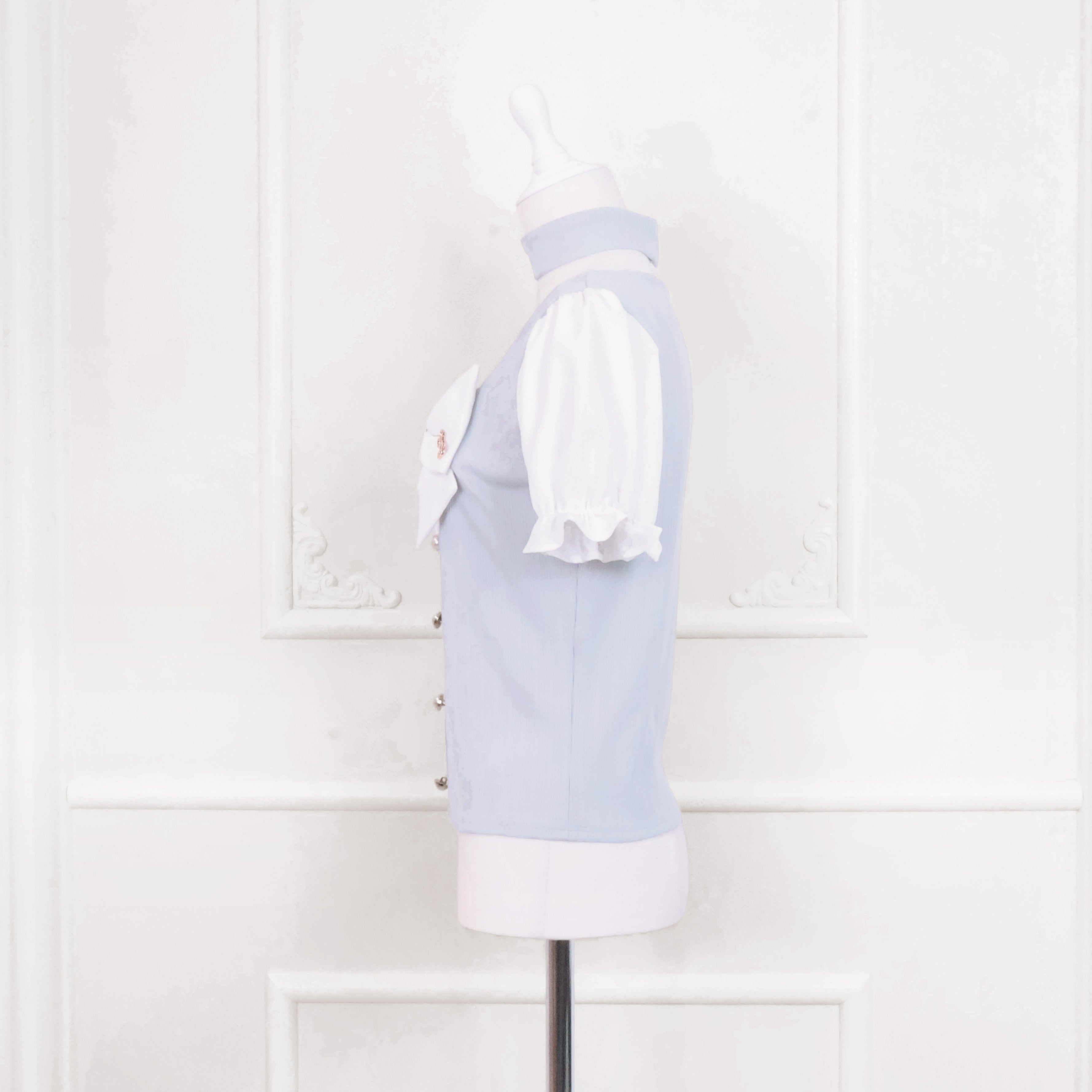 《LAFARY closet》リボンリブトップス