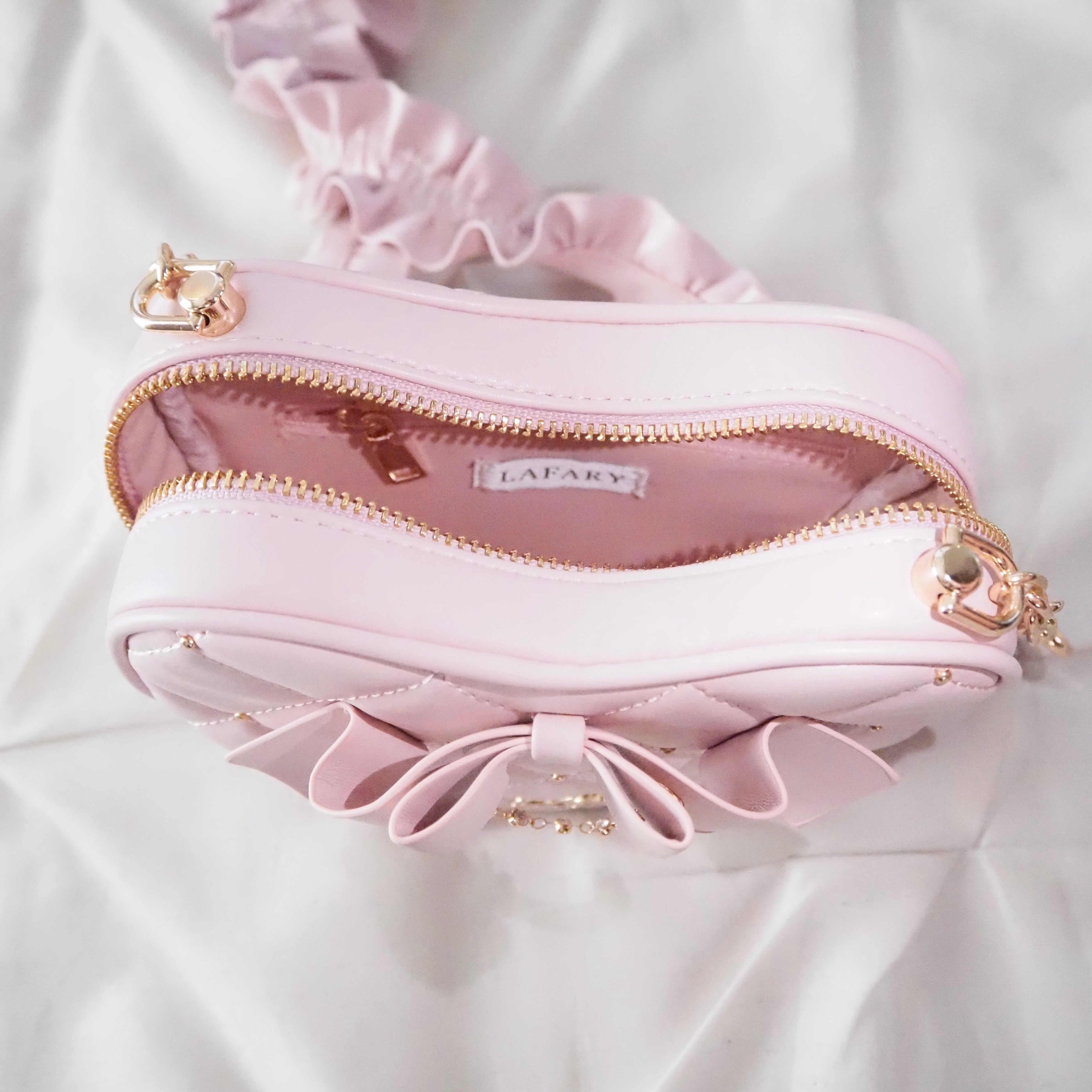 《LAFARY》キルティングハートショルダー