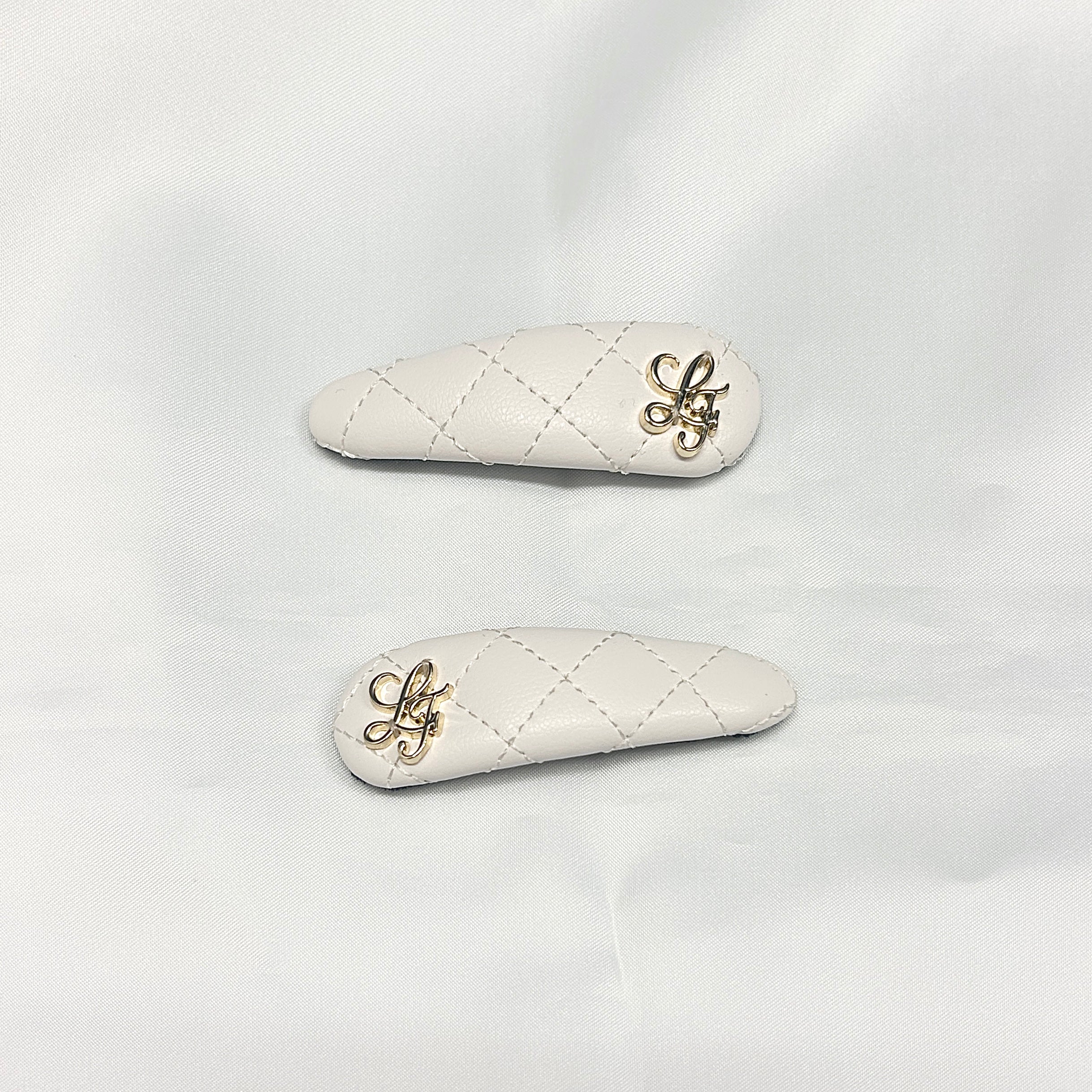 《LAFARY》キルティングヘアクリップ