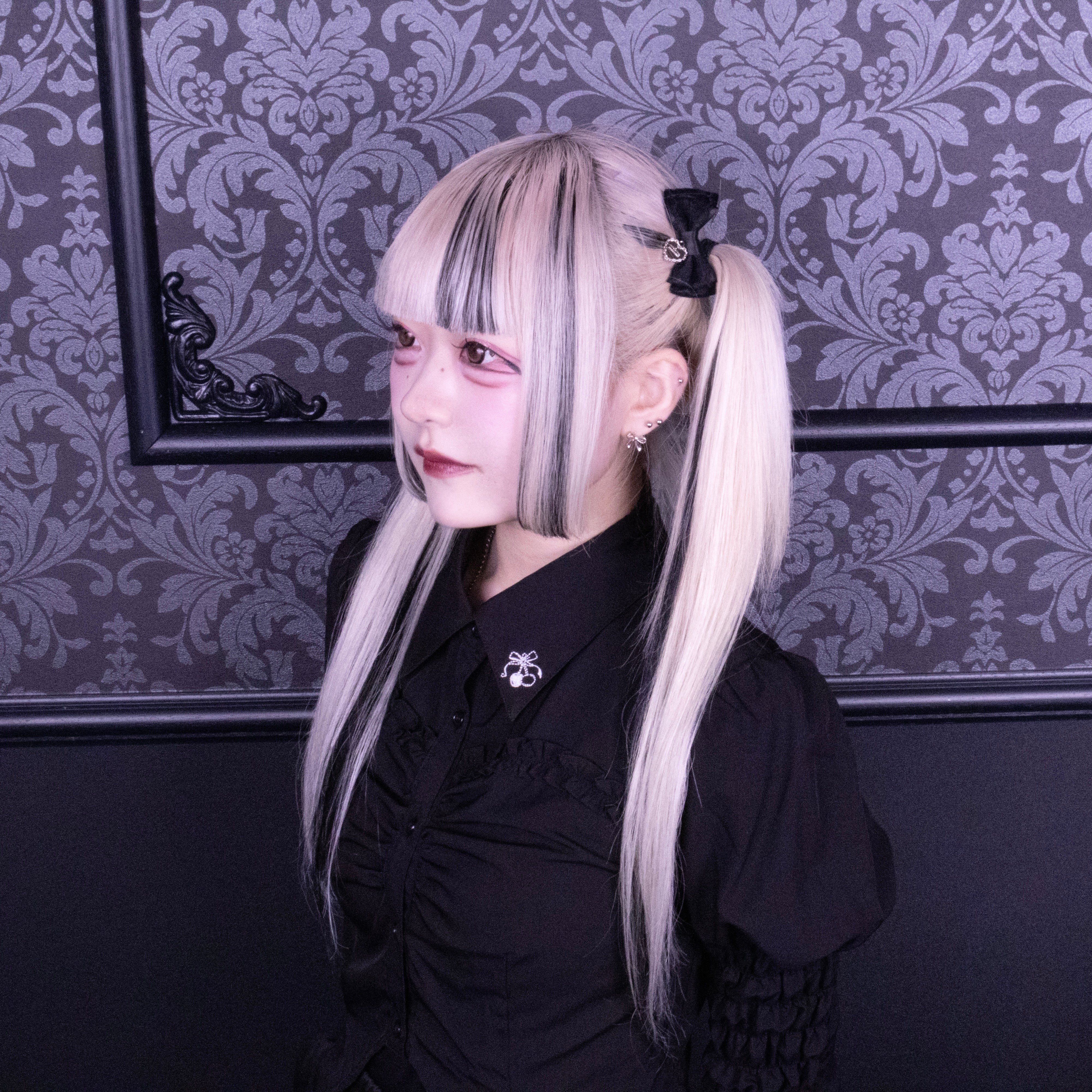 《mine》ハートレースリボン