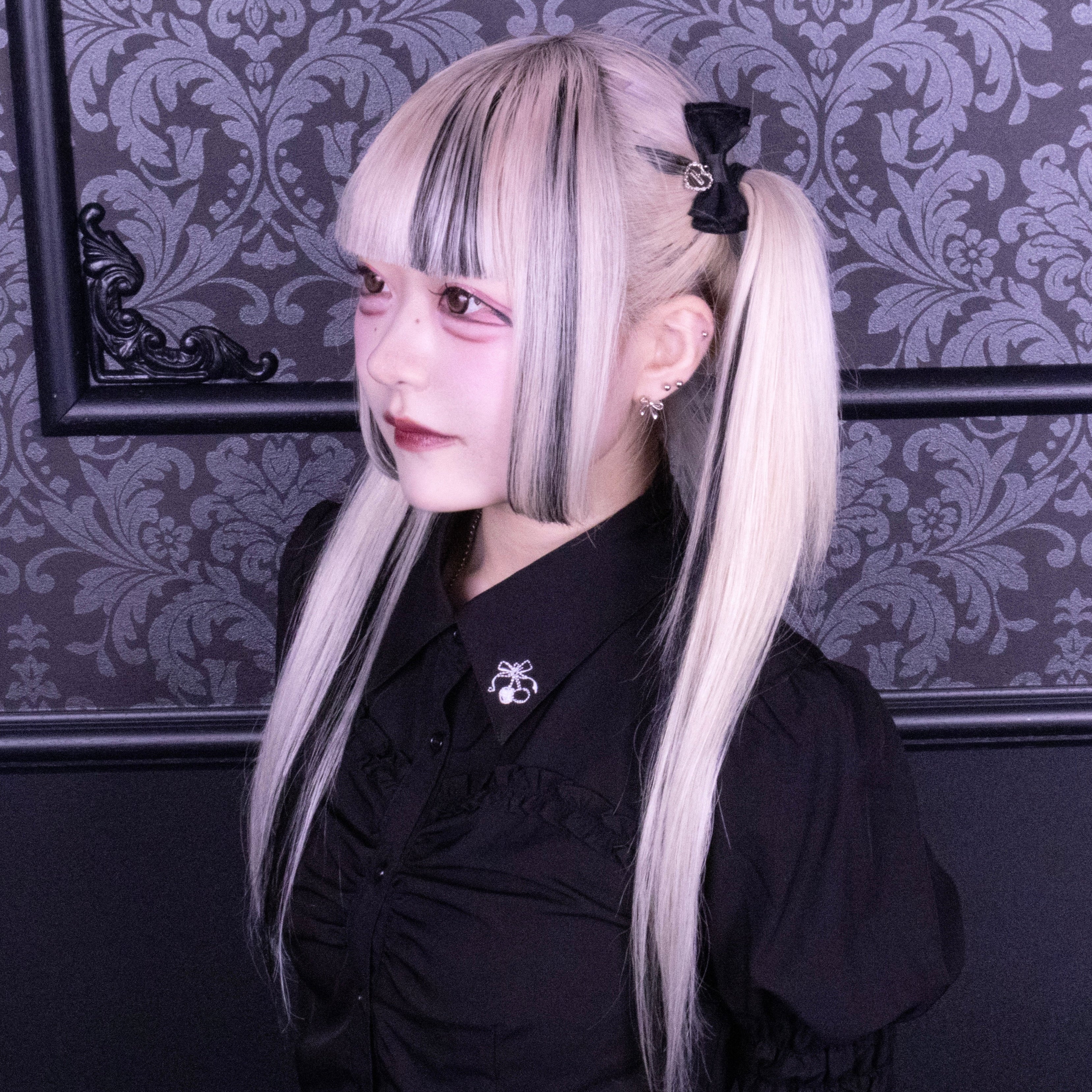 《mine》ハートレースリボン