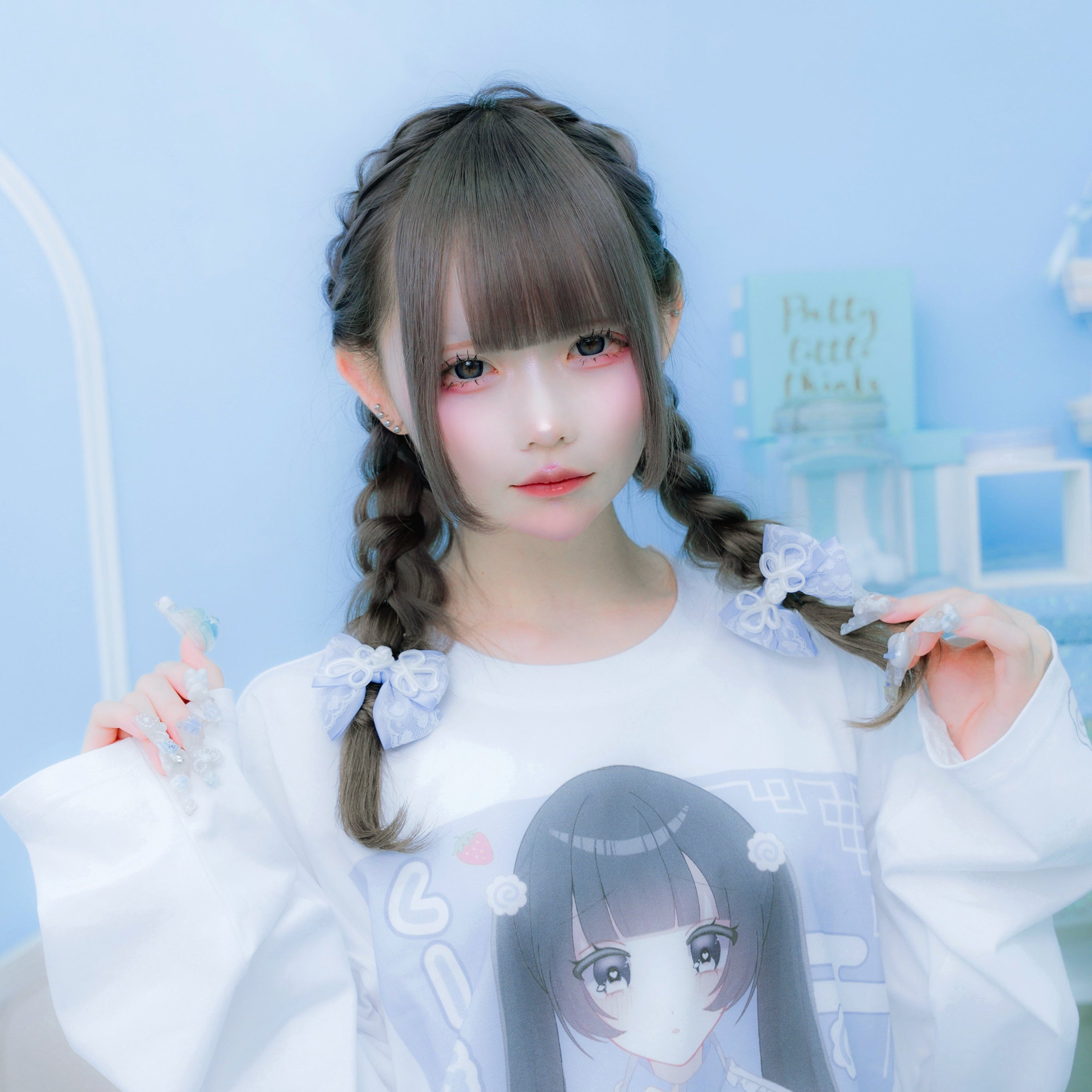 《mine》チャイナハートレースリボン