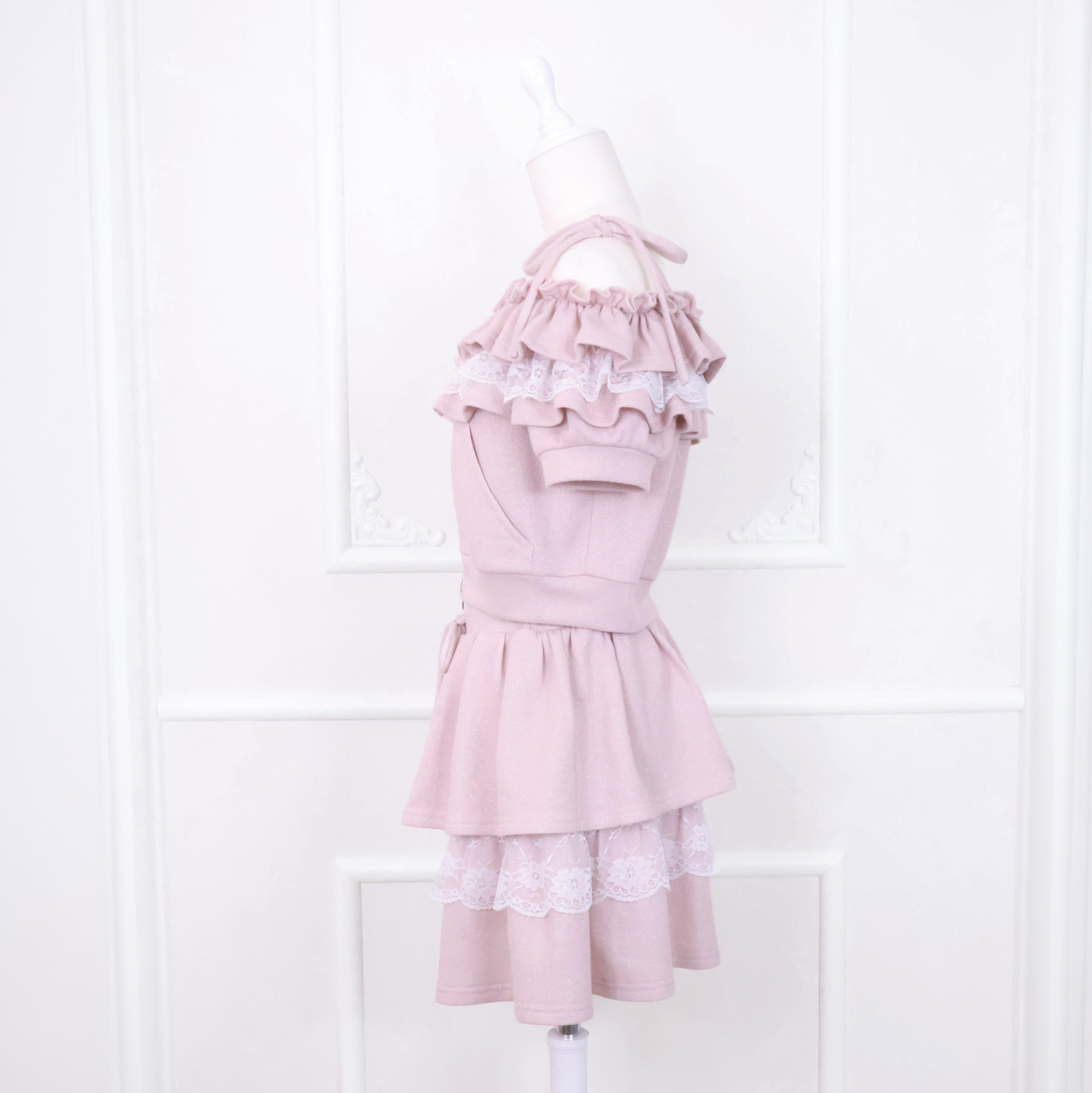《LAFARY closet》オフショルスウェットセットアップ
