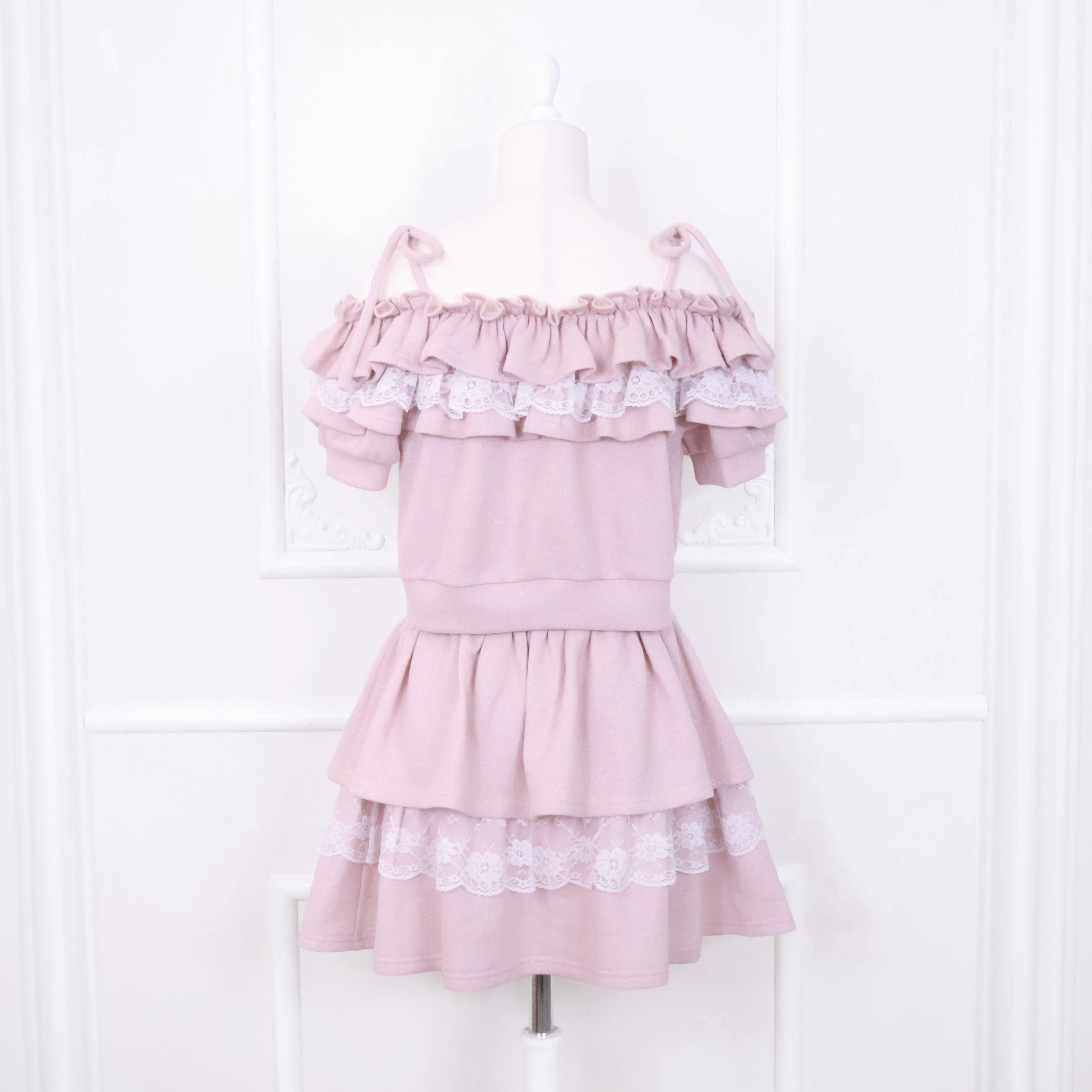 《LAFARY closet》オフショルスウェットセットアップ