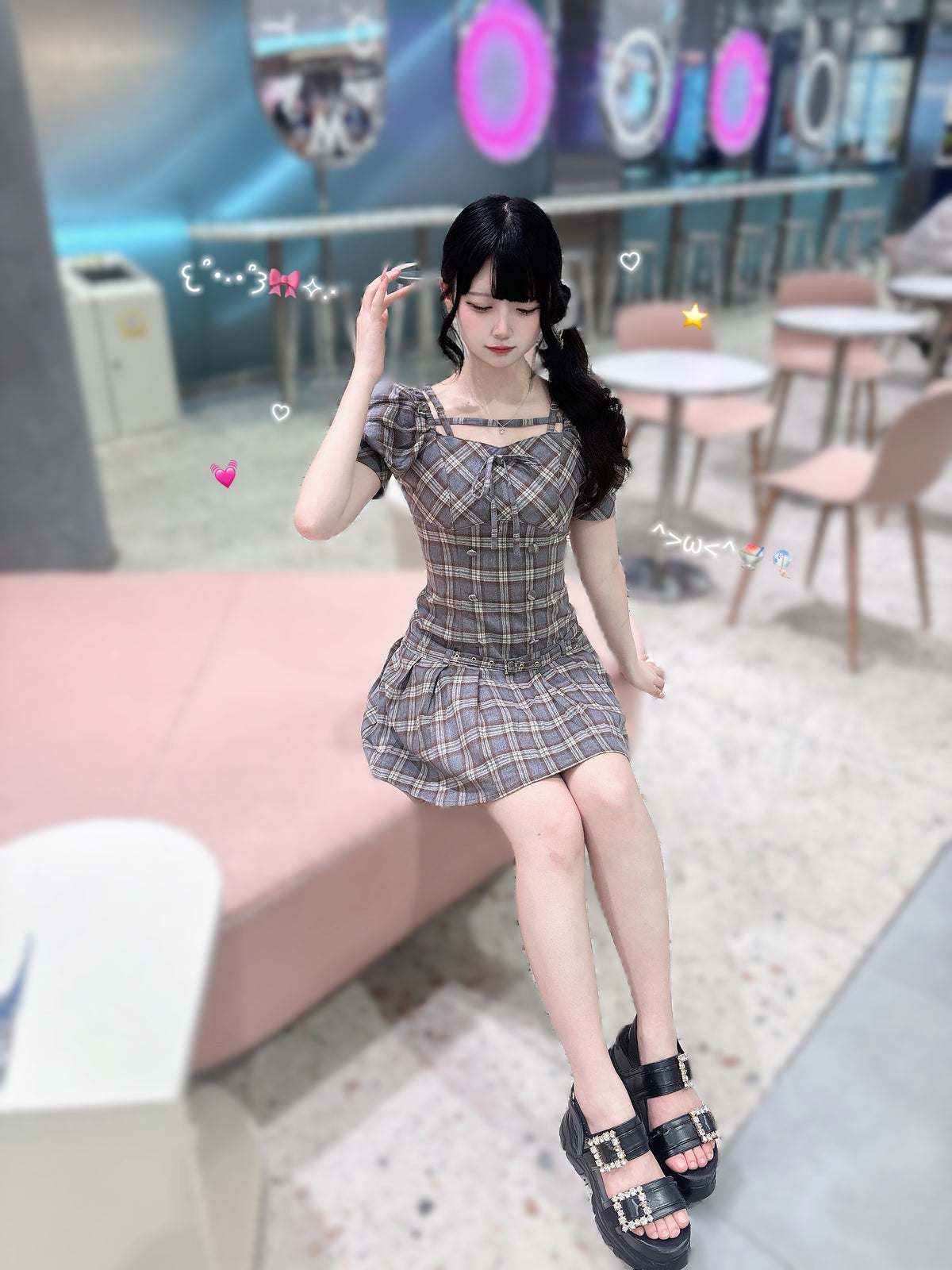《LAFARY closet》ドーリープリーツワンピ