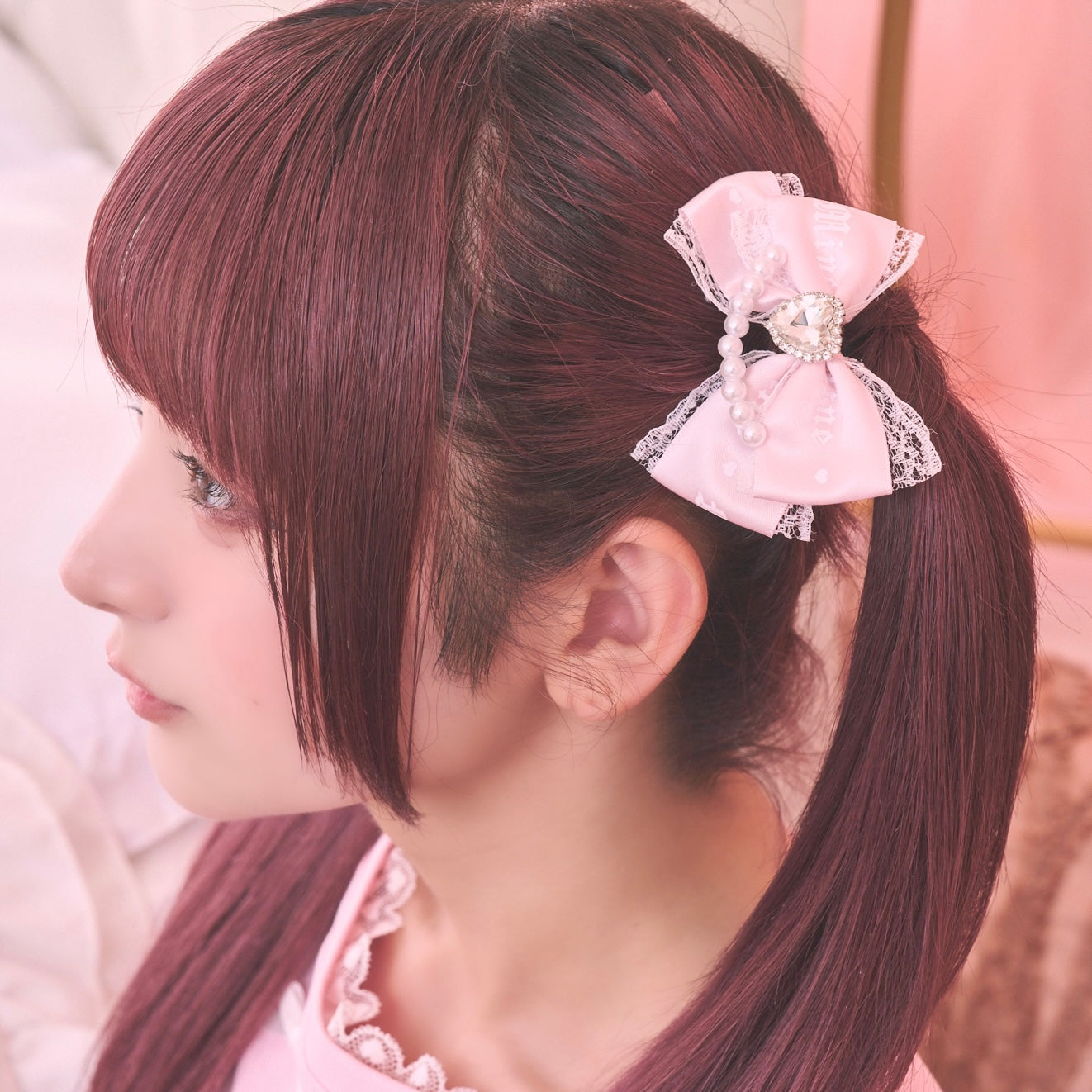 《mine》ロゴリボンクリップ