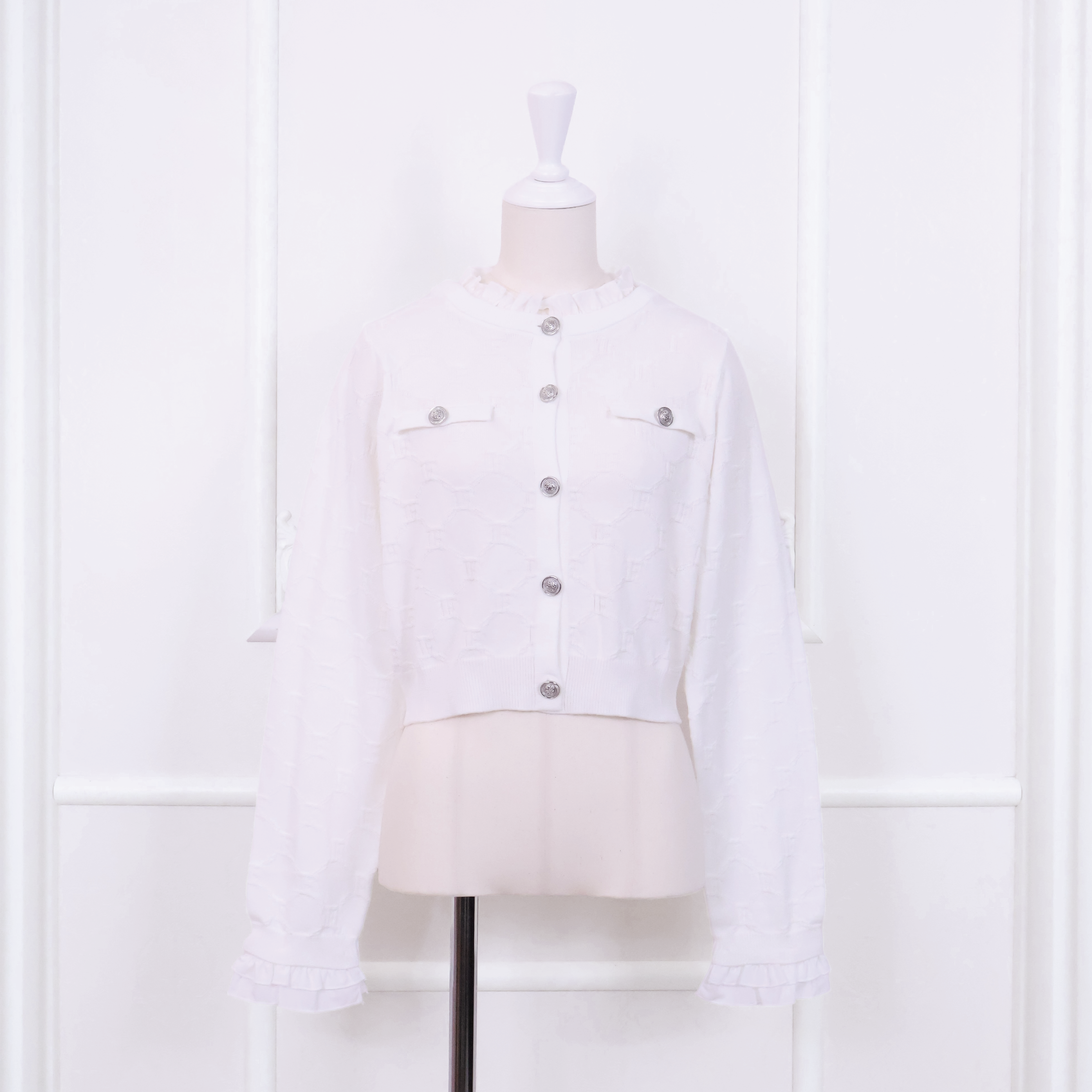 《LAFARY closet》モノグラムニットトップス