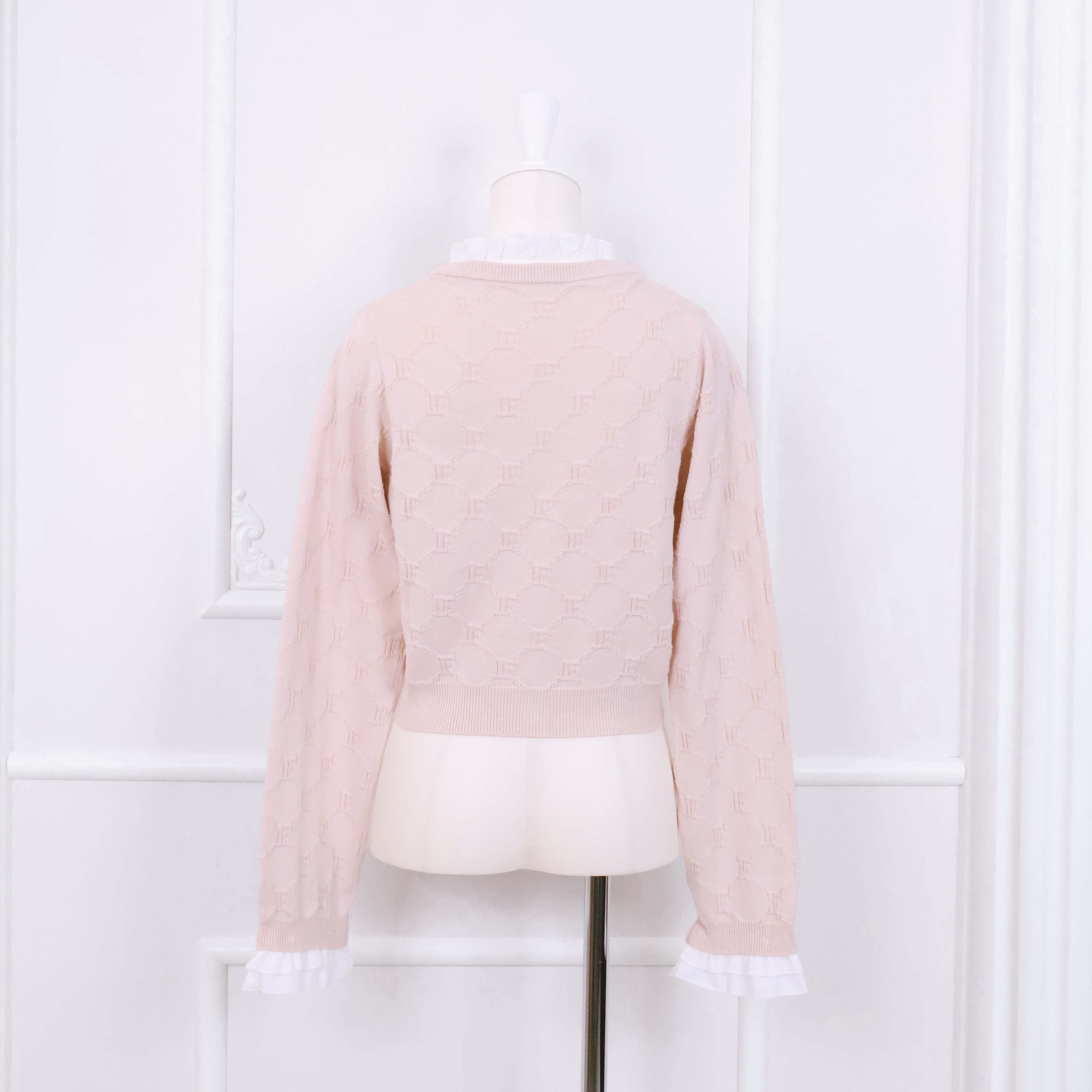 《LAFARY closet》モノグラムニットトップス
