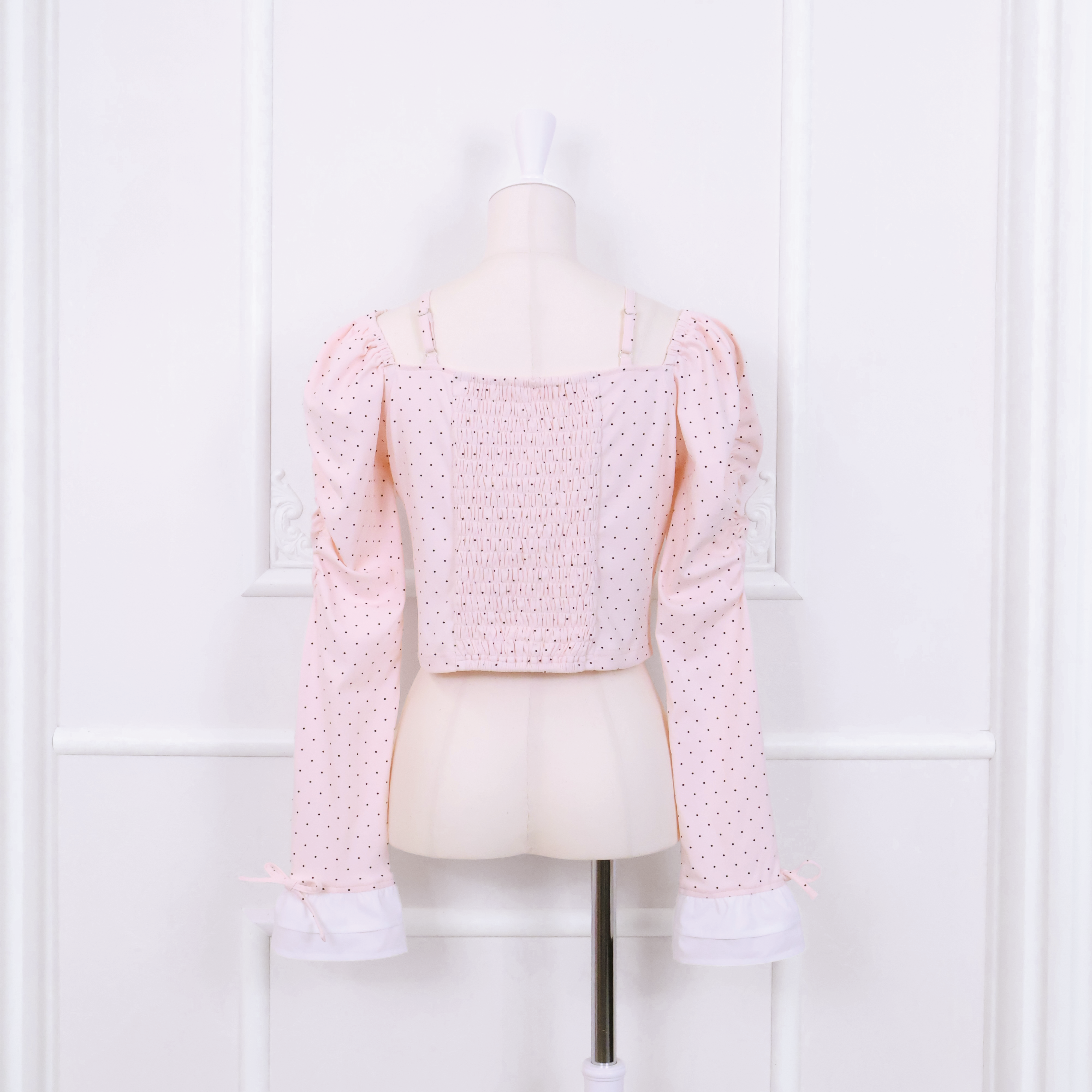 《LAFARY closet》ドットカットトップス