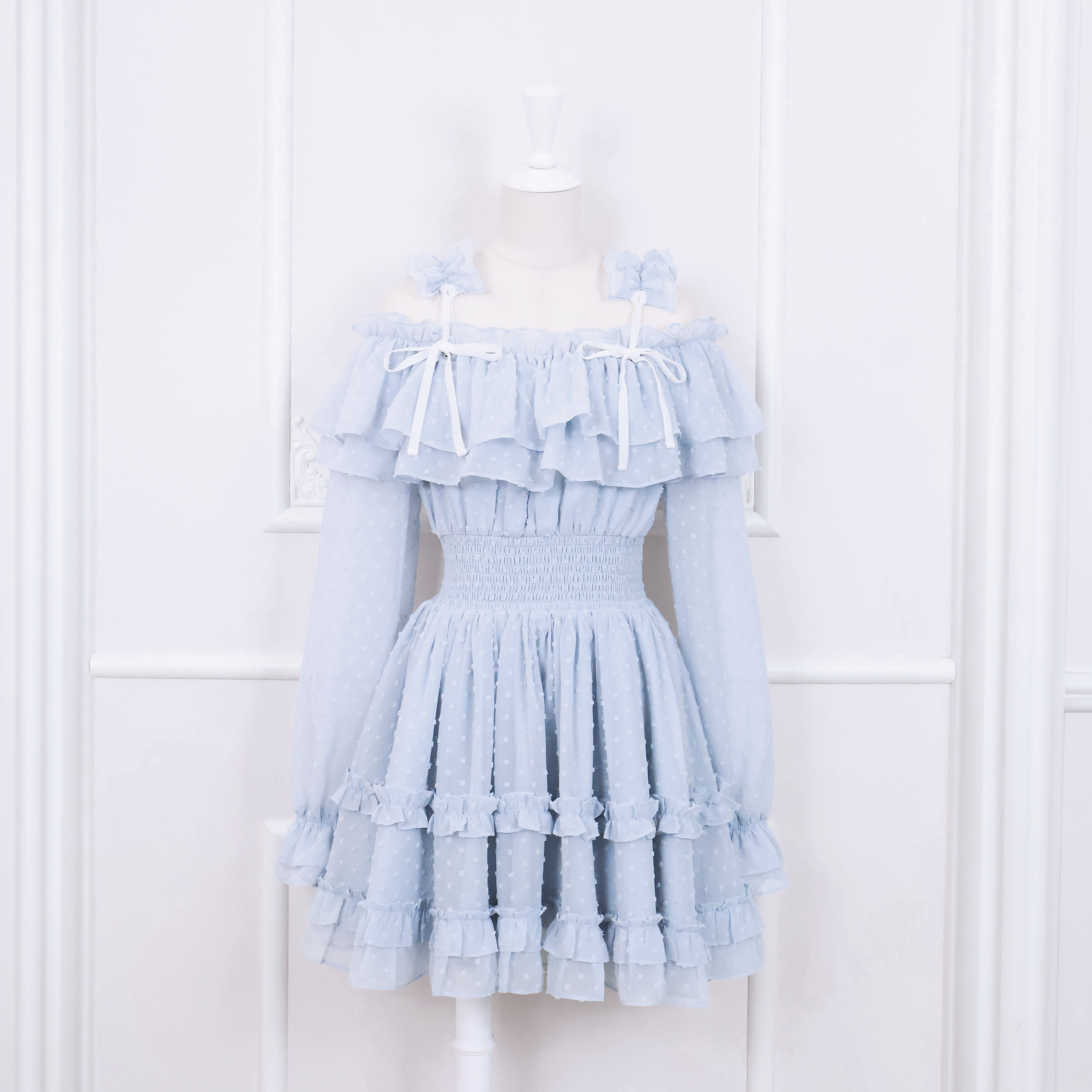 《LAFARY closet》フリルオフショルワンピ