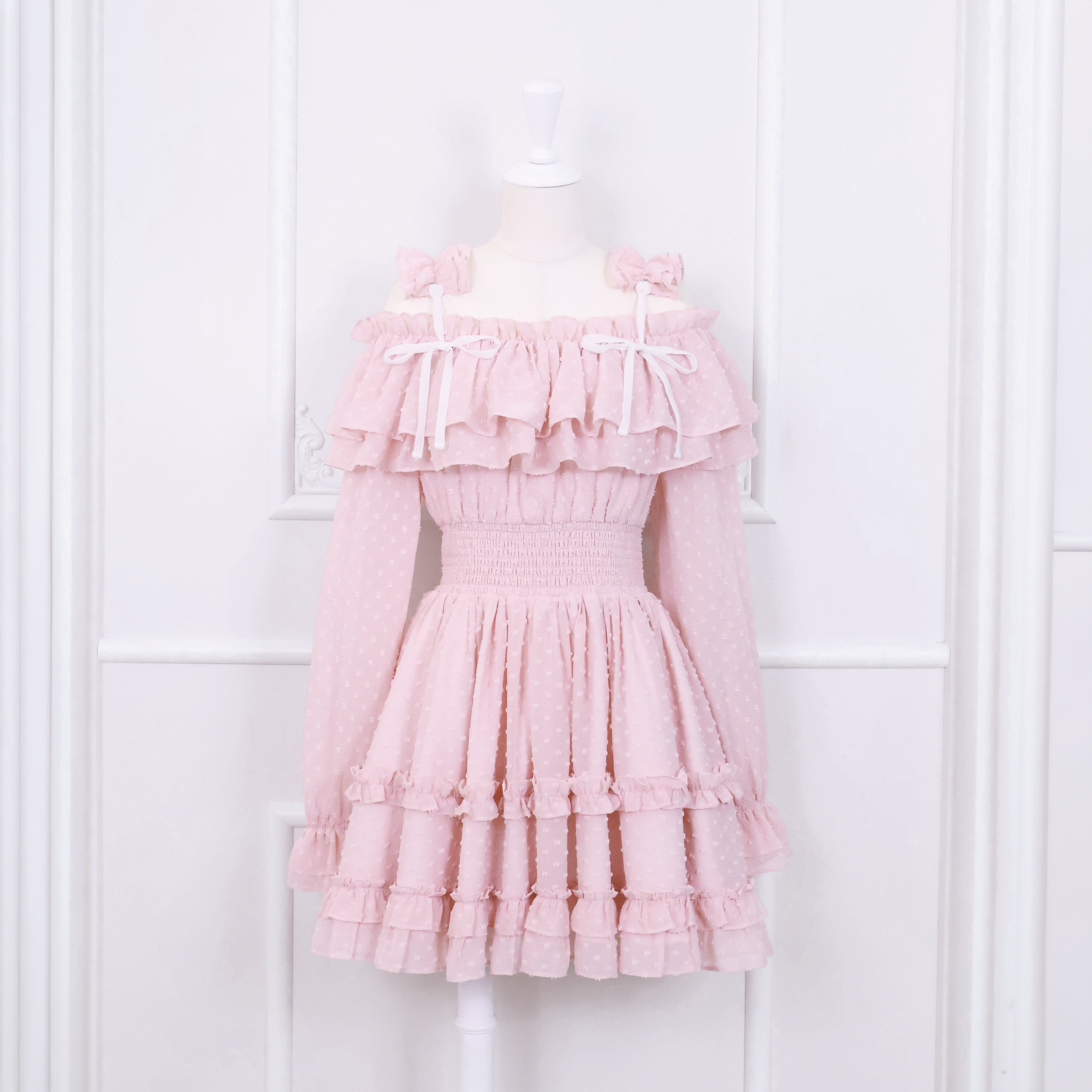《LAFARY closet》フリルオフショルワンピ