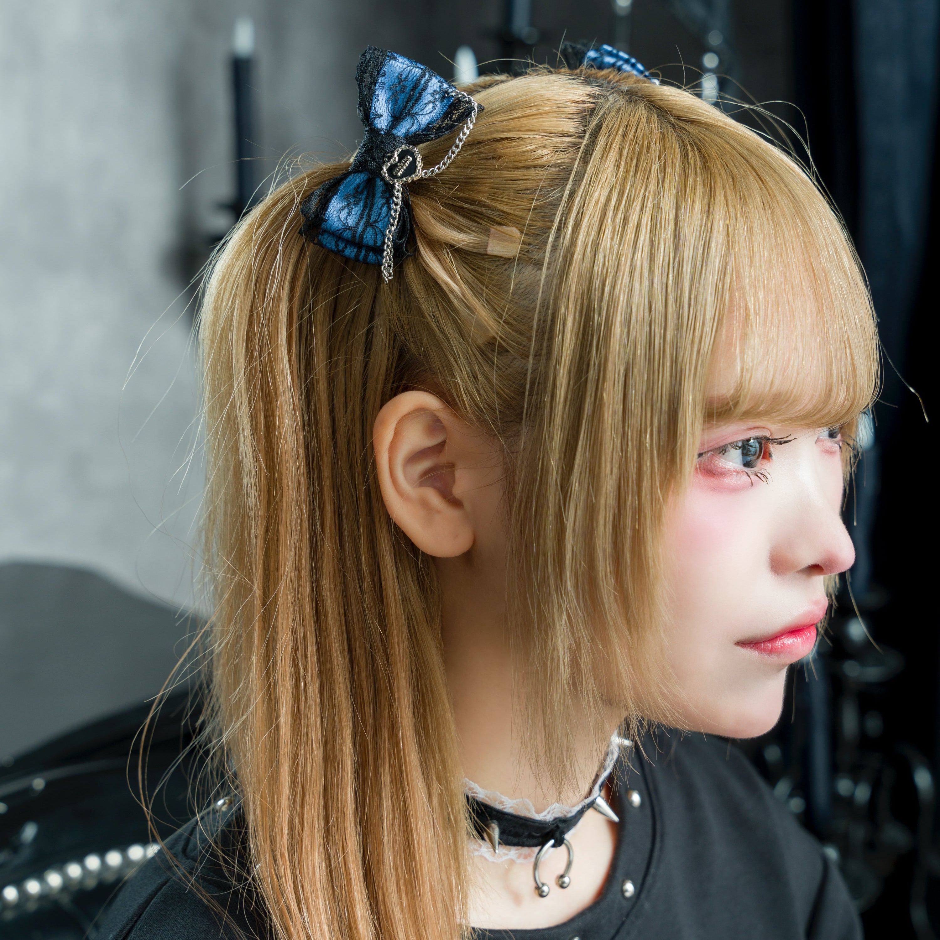 《mine》レースゴシックリボン