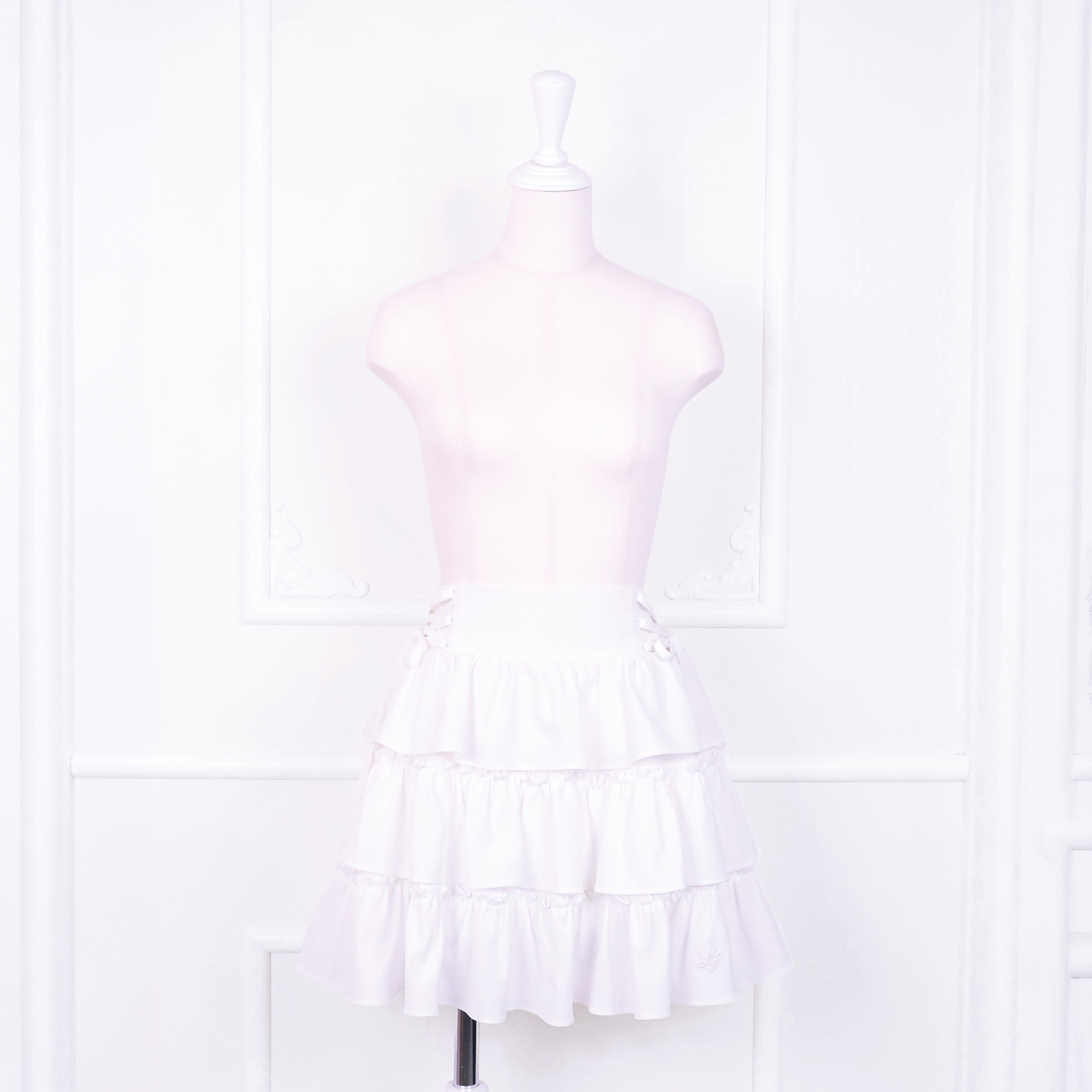 《LAFARY closet》スピンドルティアードスカパン