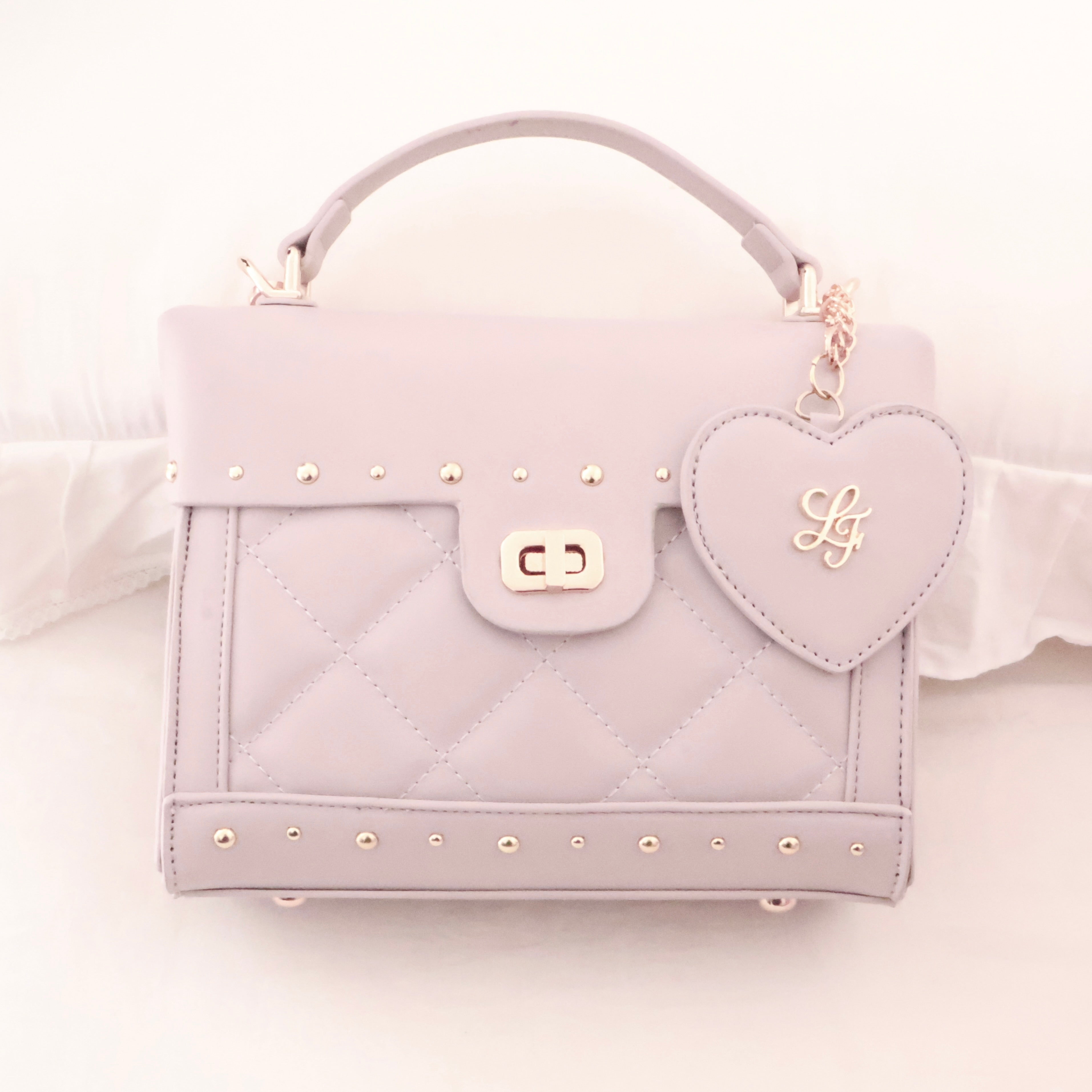 《LAFARY》スタッズキルティングバッグ