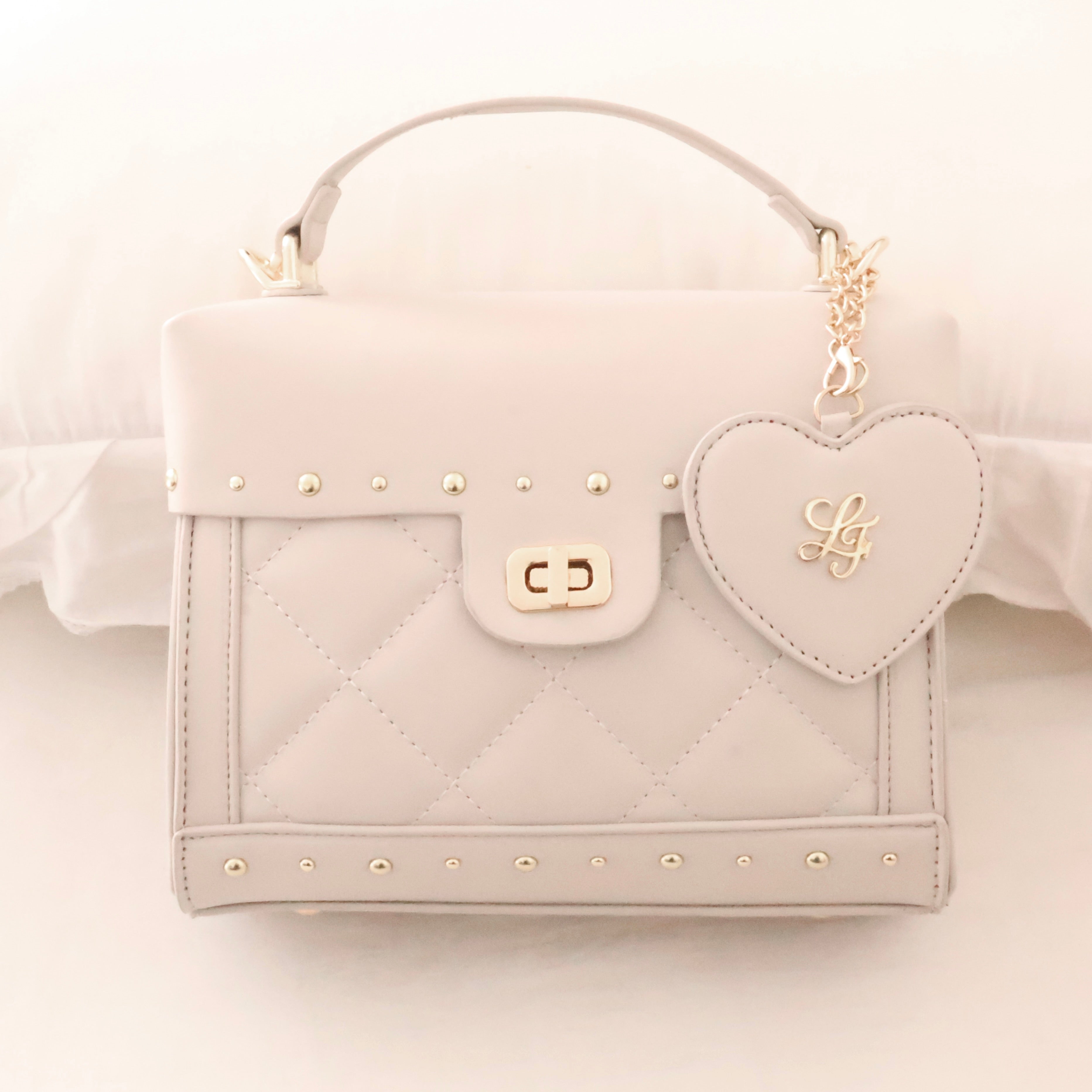 《LAFARY》スタッズキルティングバッグ