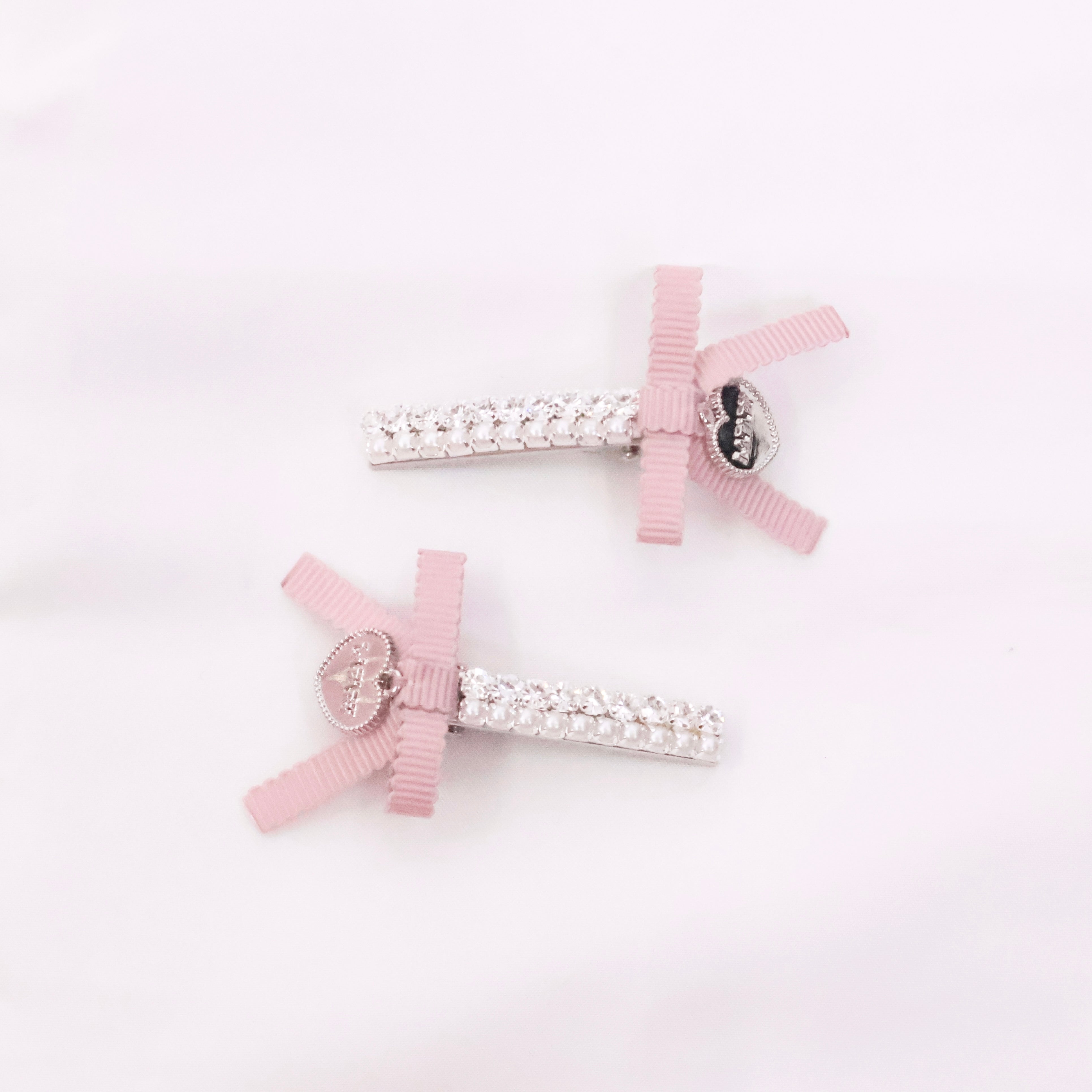 《LAFARY》ミニリボンヘアクリップ