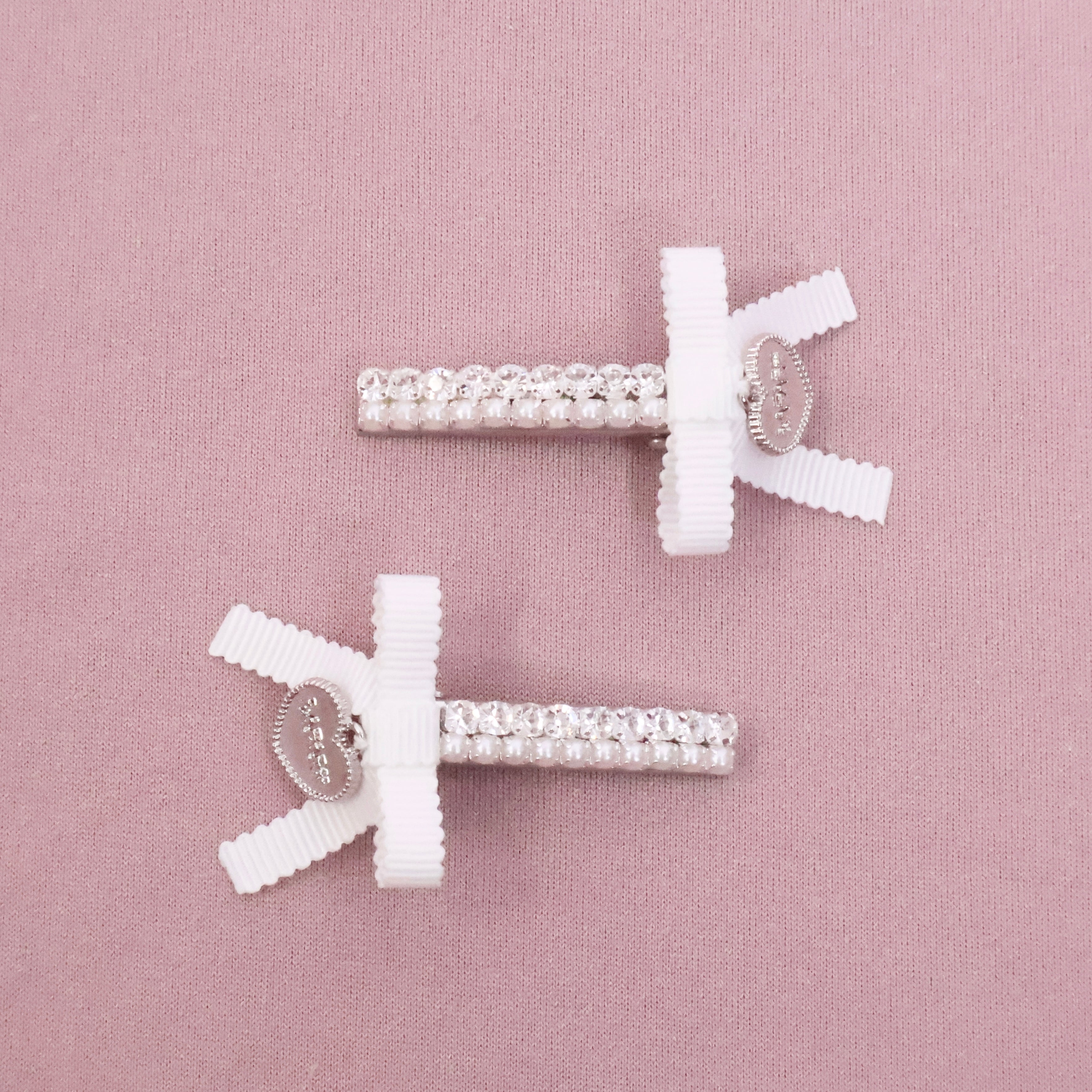 《LAFARY》ミニリボンヘアクリップ