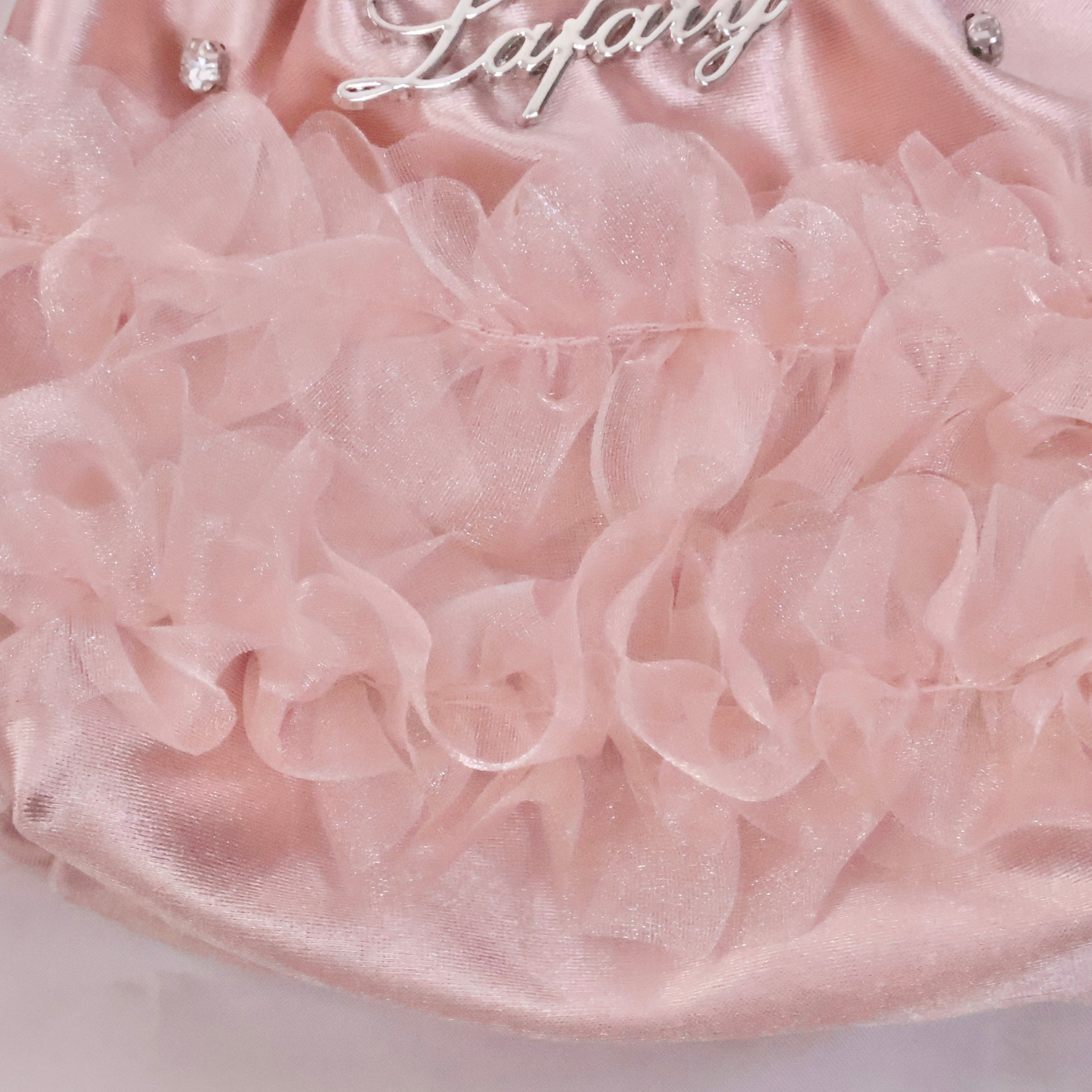 《LAFARY》サテンリボン巾着ポーチ