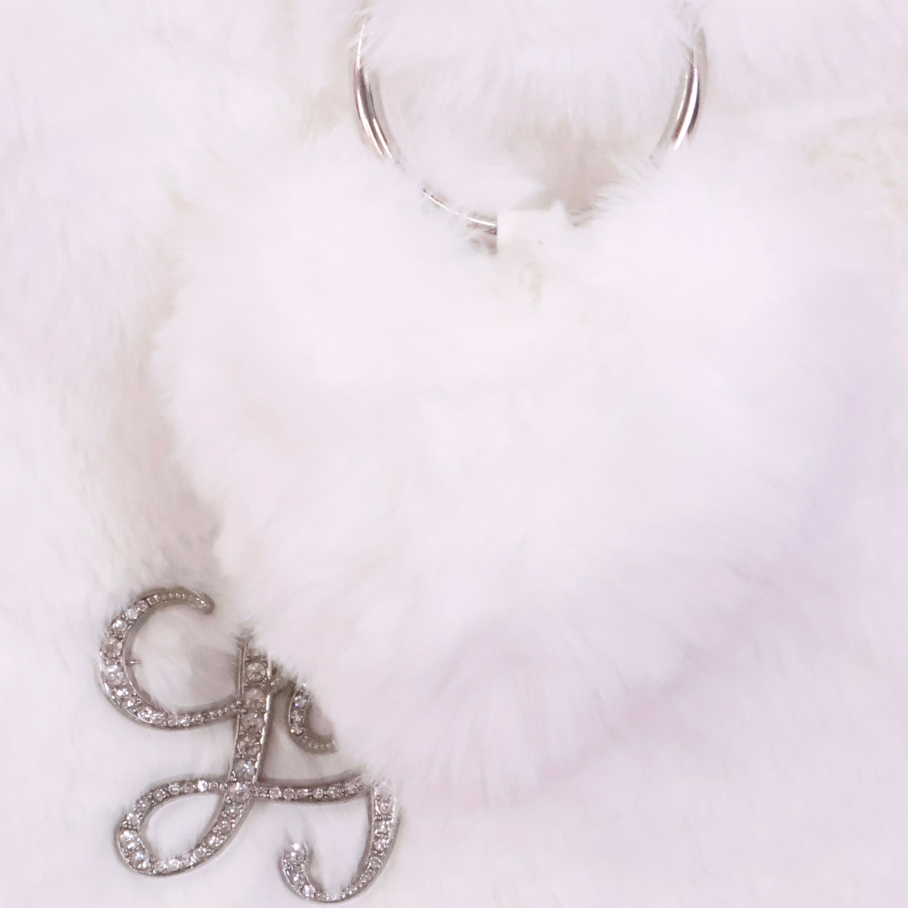 《LAFARY》ブローチ付きファーバッグ