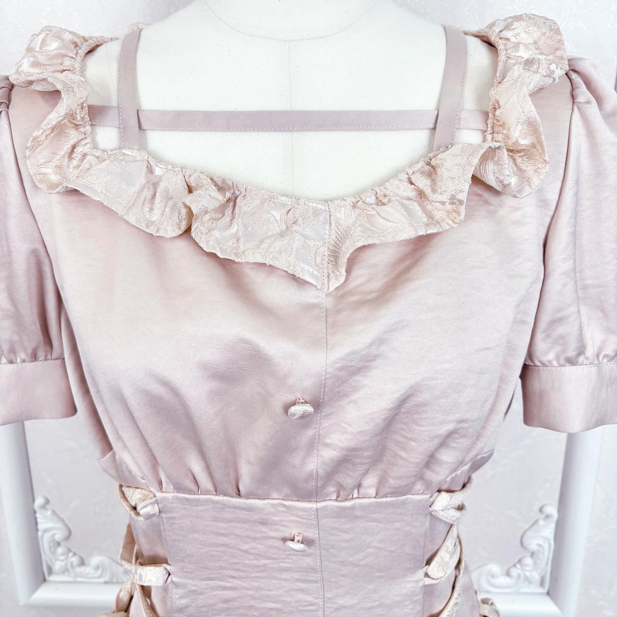 《LAFARY closet》スピンドルティアードロングワンピ