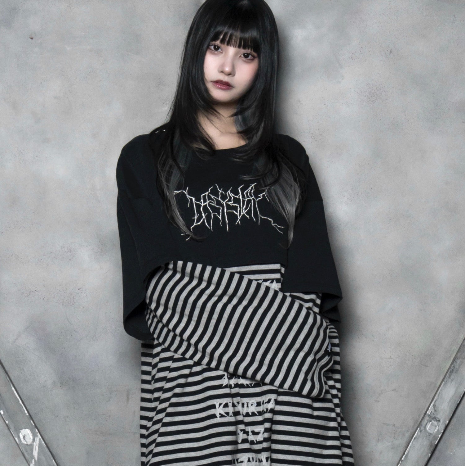 【LAZY SLAY】レイヤープリントロンT