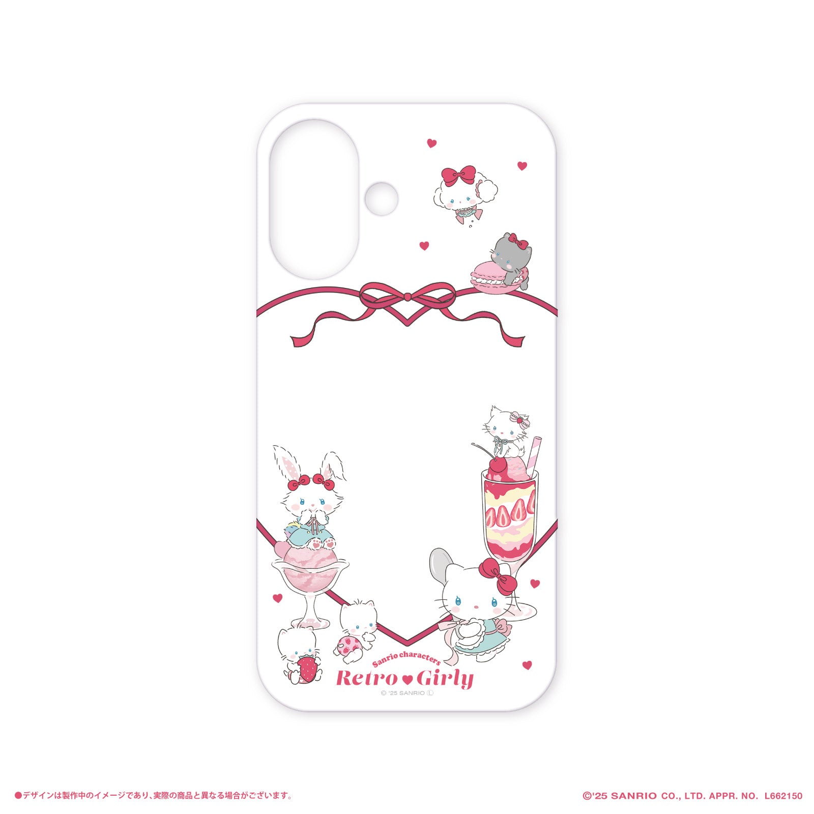 《LAFARYオリジナル》レトロガーリー スマホケース