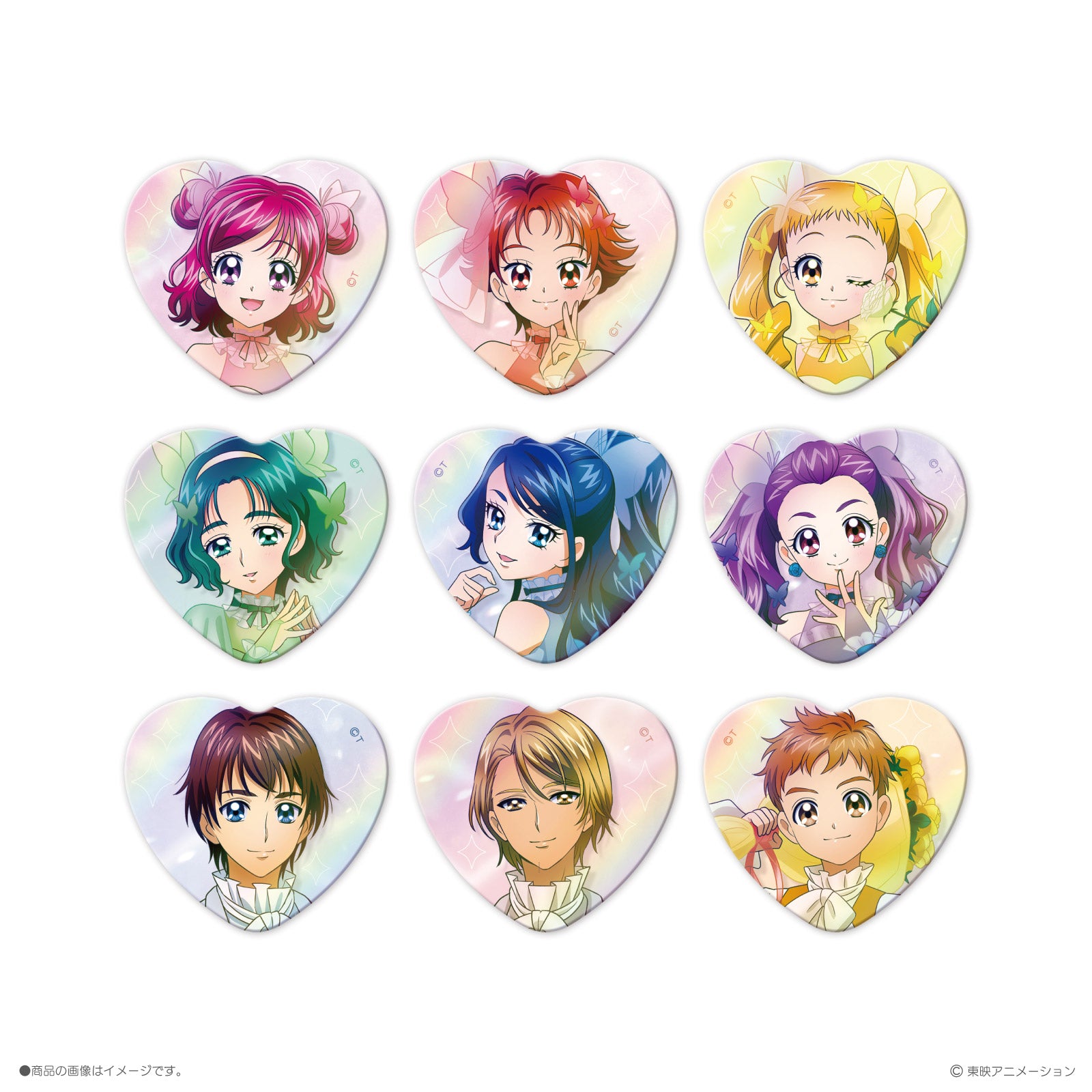 《Yes!プリキュア5GoGo!×LAFARY》ランダム缶バッジ