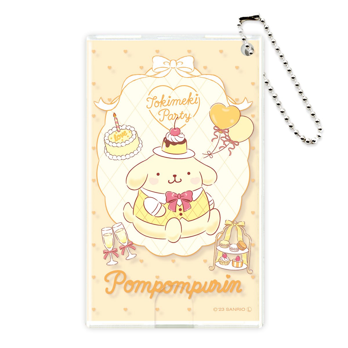 《Lafaryオリジナル》ときめきパーティーシリーズ♡クリアパスケース ポムポムプリン - LAFARY ONLINE