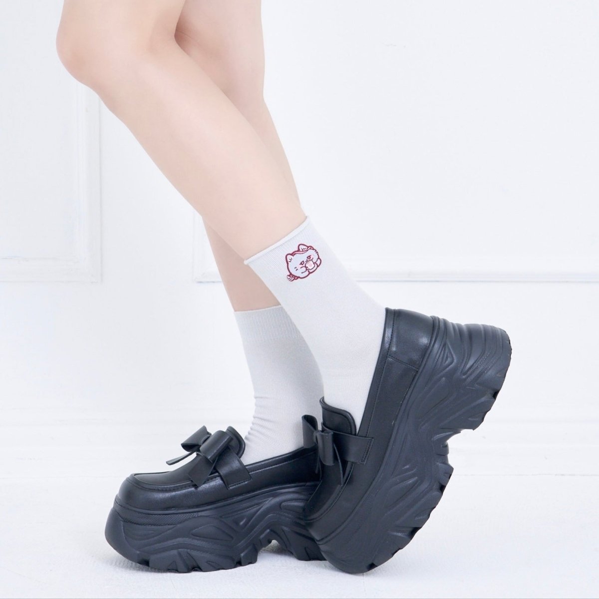 《らぶいーず×LAFARY》ほっとちょこ♡たいむ クルーソックス - LAFARY ONLINE