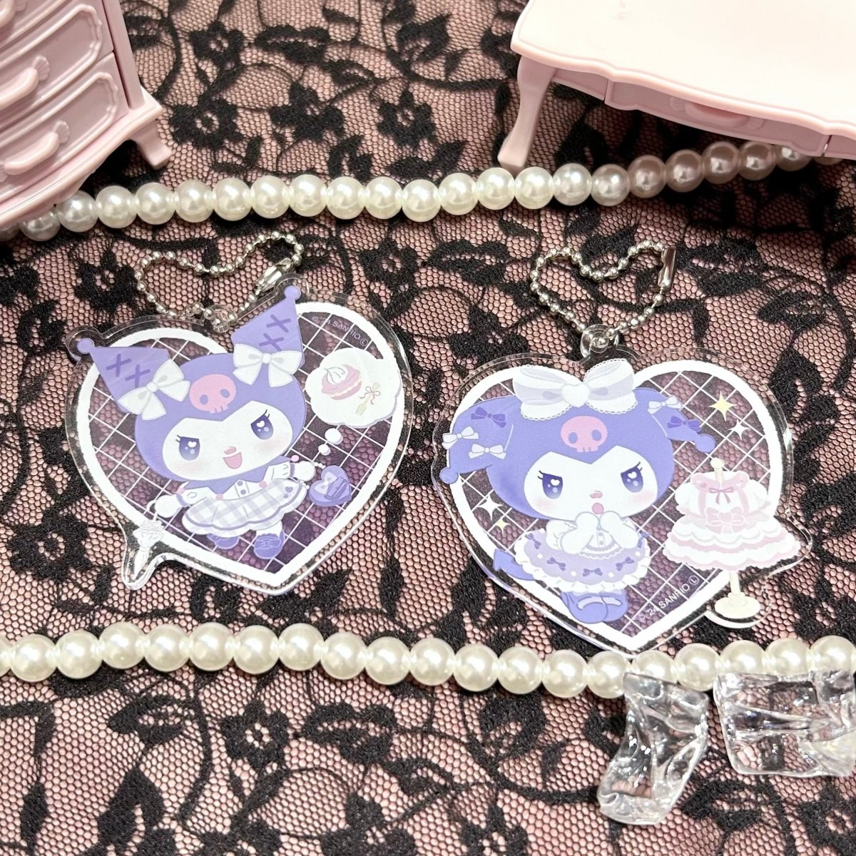 《LAFARYオリジナル》クロミおめかしクローゼット♡アクリルキーホルダー おでかけ