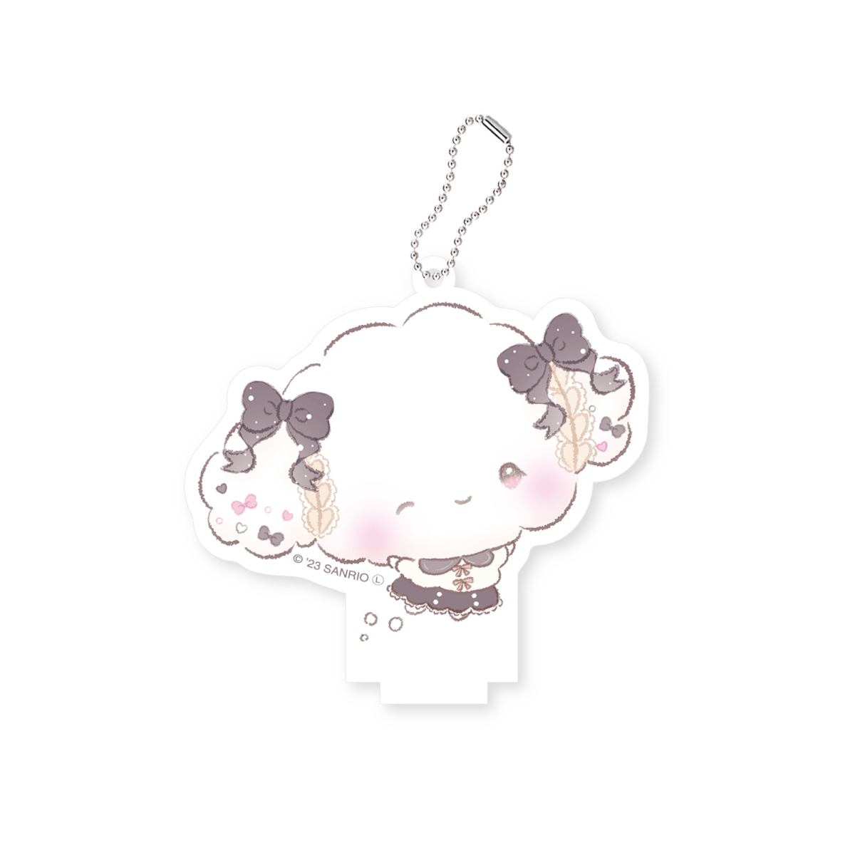 《Lafaryオリジナル》こぎみゅん♡おリボンだみゅんシリーズ♡脚つきアクリルキーホルダー ほほえみブラック - LAFARY ONLINE