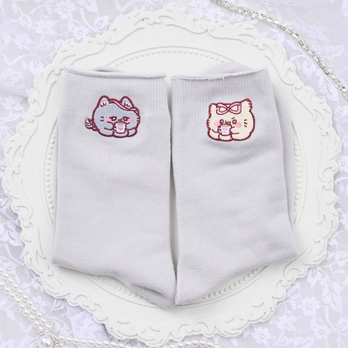 《らぶいーず×LAFARY》ほっとちょこ♡たいむ クルーソックス - LAFARY ONLINE