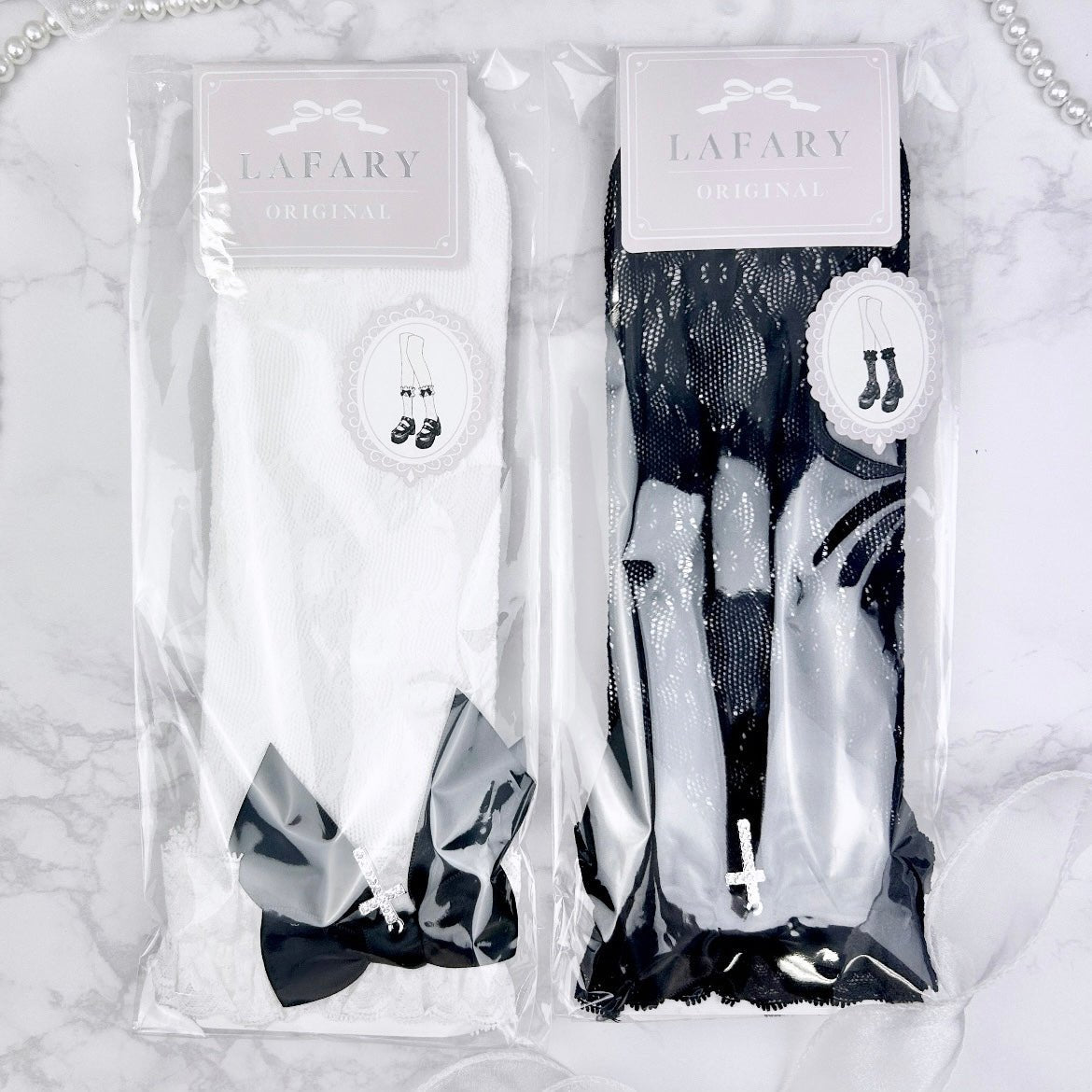 《LAFARYオリジナル》ゴシックレースソックス - LAFARY ONLINE