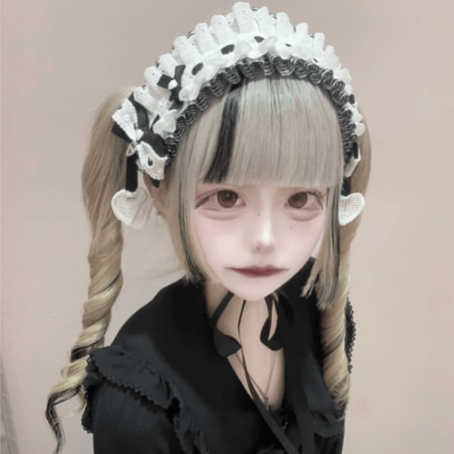 《LAFARYオリジナル》ギンガムチェックヘッドドレス - LAFARY ONLINE