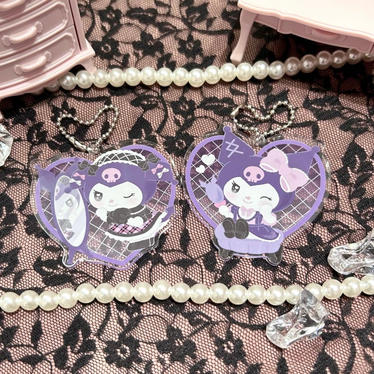 《LAFARYオリジナル》クロミおめかしクローゼット♡アクリルキーホルダー おめかし