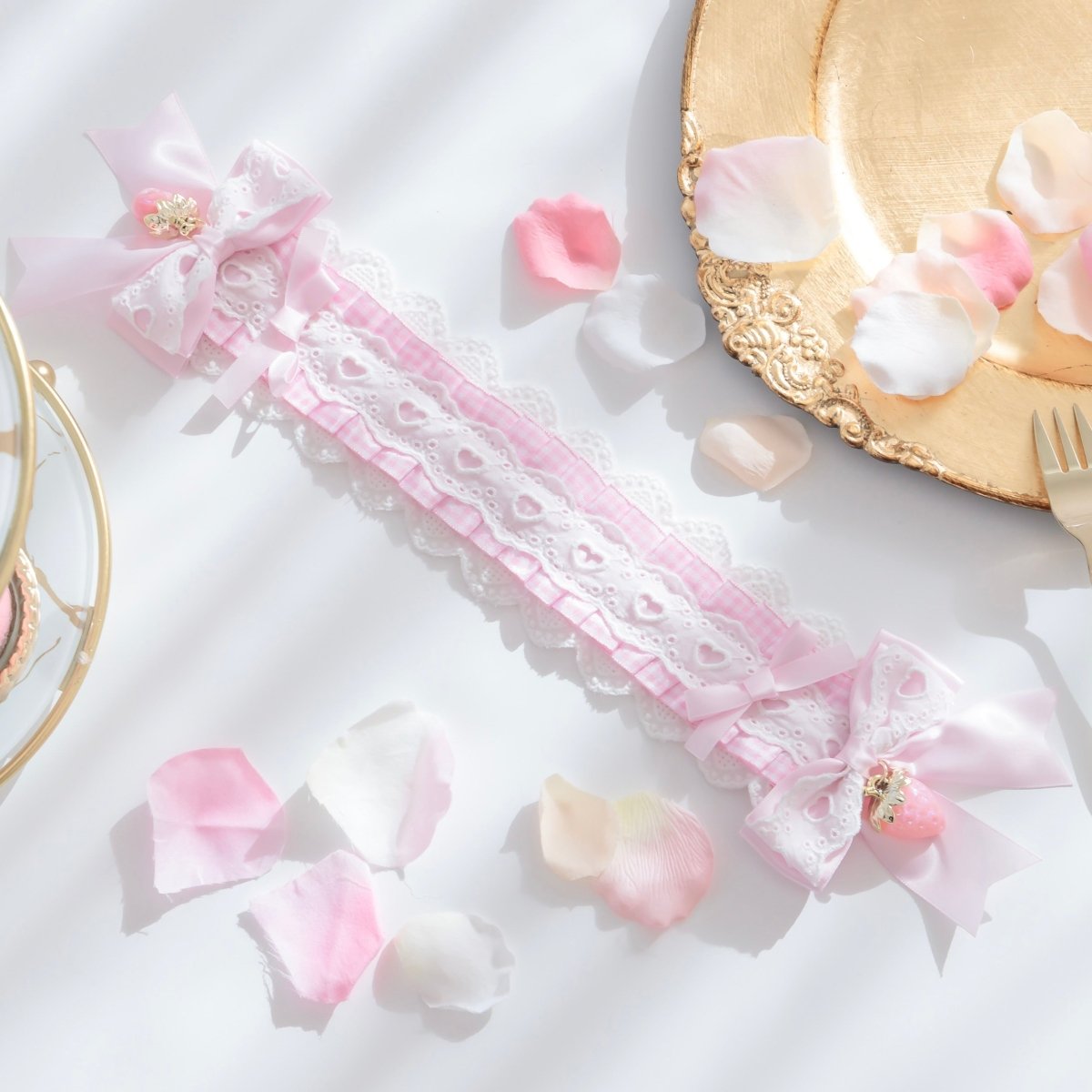 No.0023 新作♡ナチュラルパープルふんわりヘッドドレス♡ ヘッド 