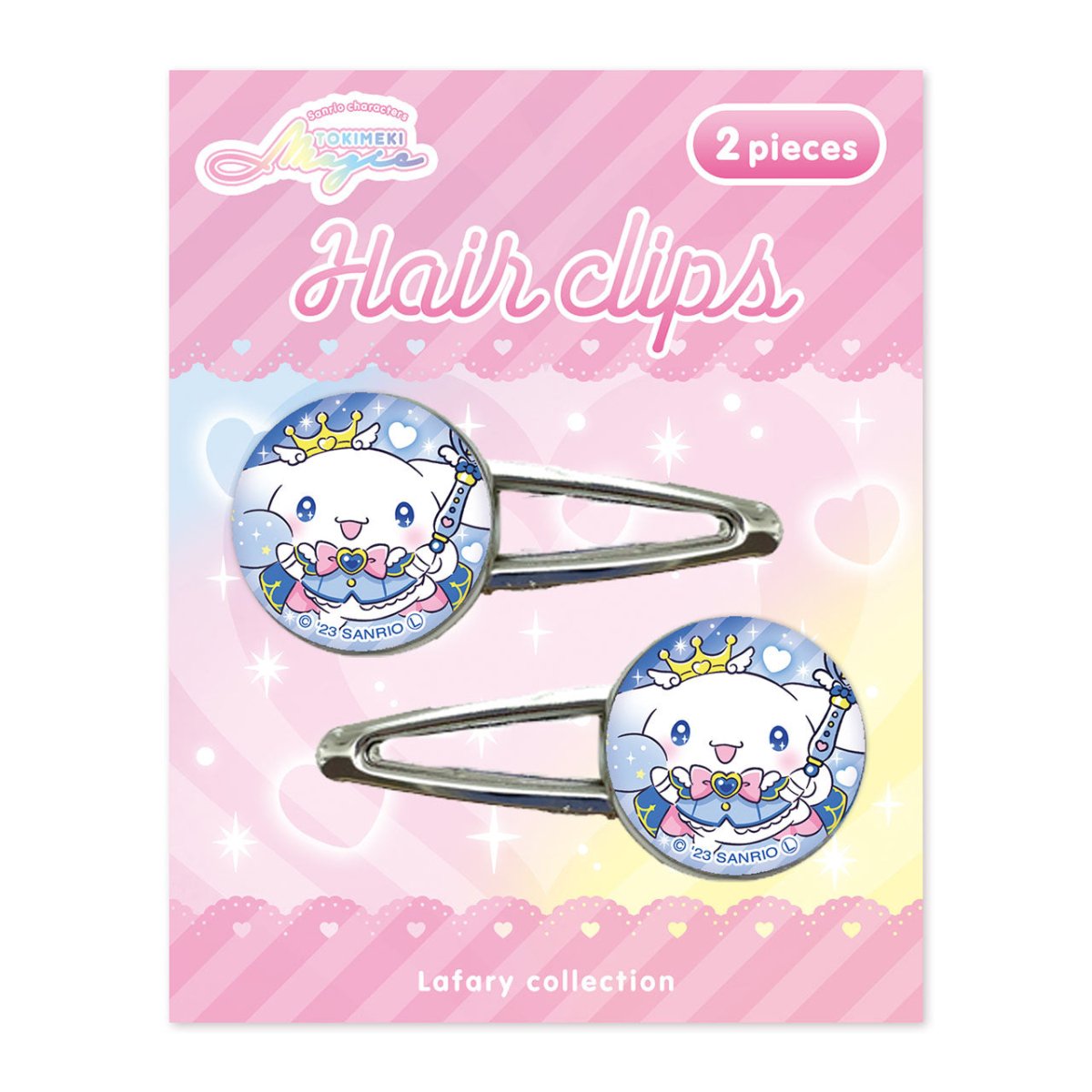 《LAFARYオリジナル》ときめき戦士♡ヘアクリップ シナモロール