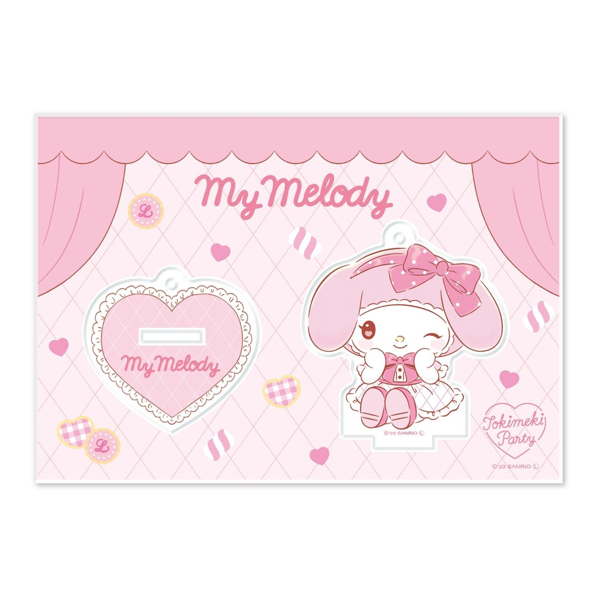 《Lafaryオリジナル》ときめきパーティーシリーズ♡アクリルスタンドキーホルダー マイメロディ - LAFARY ONLINE