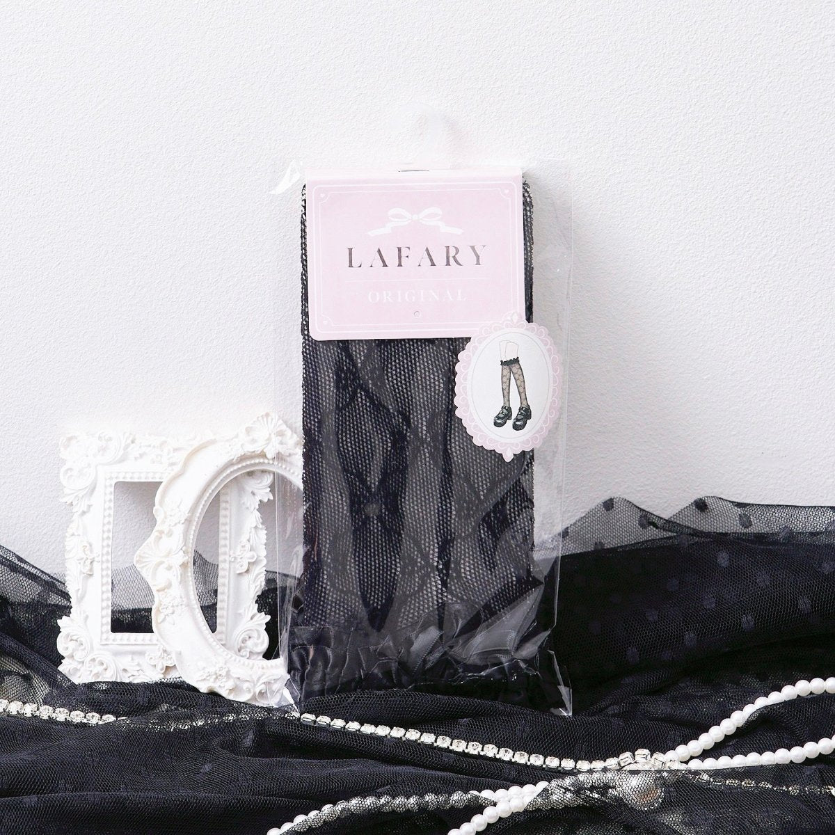 《LAFARYオリジナル》リボンレースソックス - LAFARY ONLINE