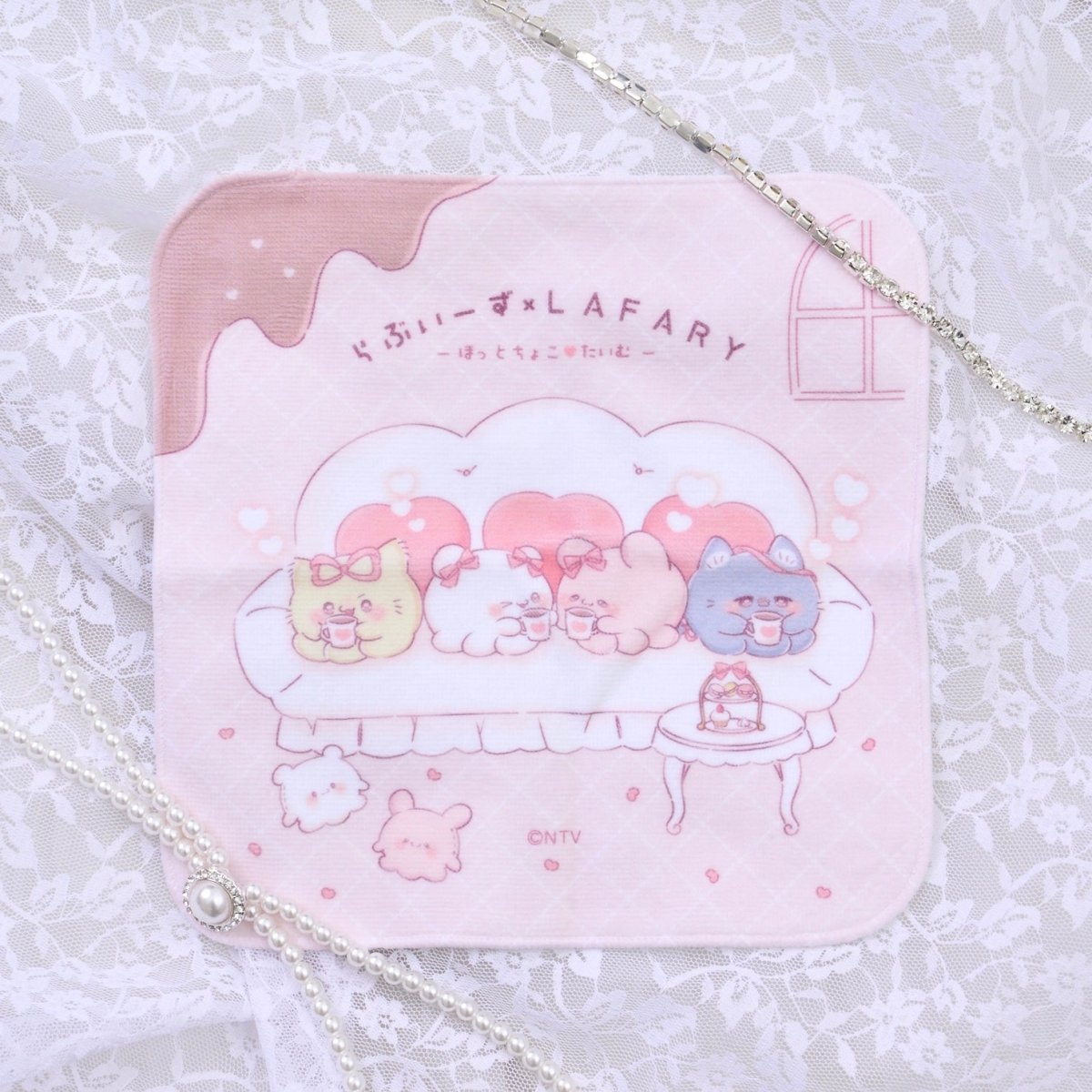 《らぶいーず×LAFARY》ほっとちょこ♡たいむ ハンドタオル - LAFARY ONLINE