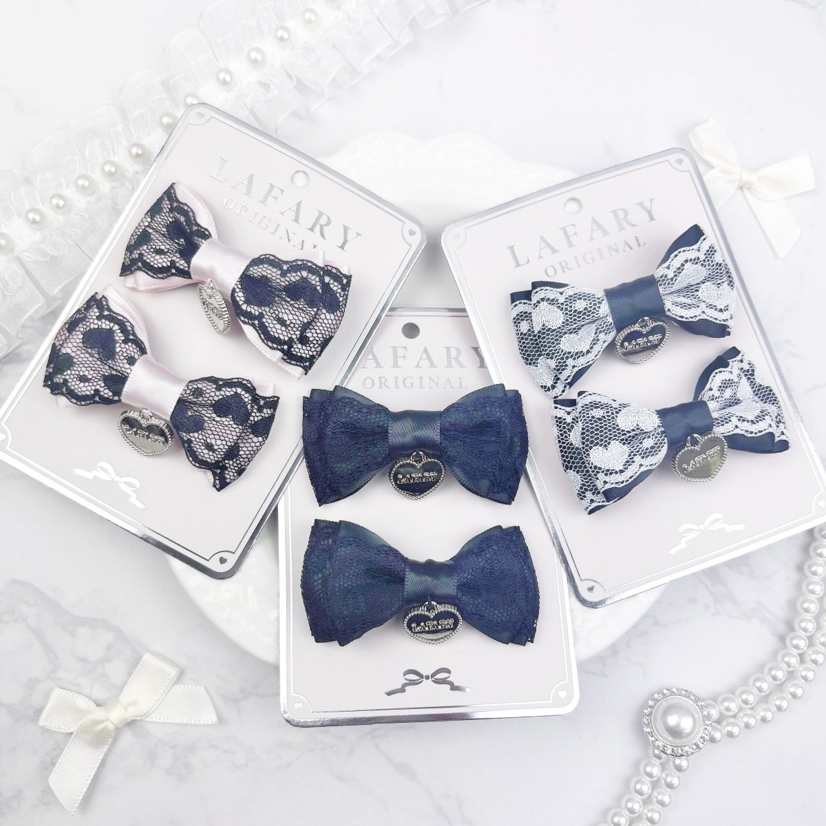《LAFARYオリジナル》ハートレースリボン - LAFARY ONLINE