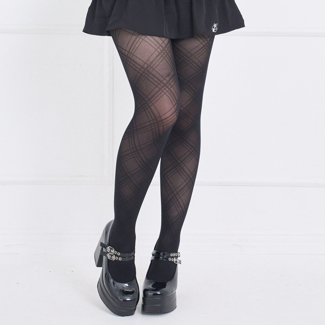 《LAFARYオリジナル》チェックタイツ - LAFARY ONLINE