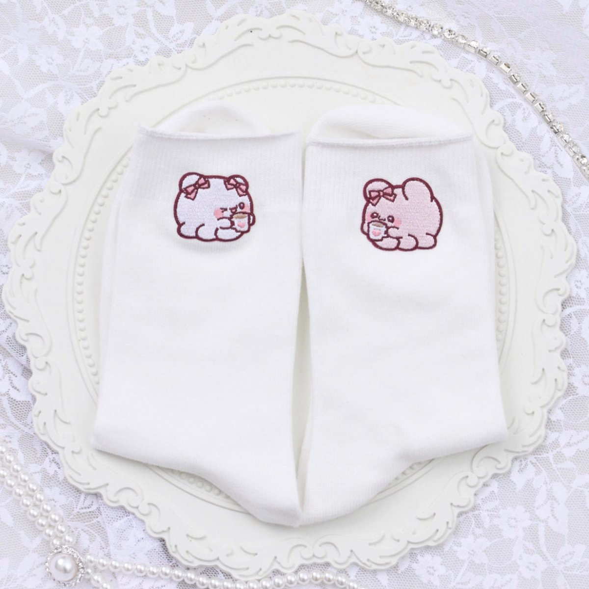 《らぶいーず×LAFARY》ほっとちょこ♡たいむ クルーソックス - LAFARY ONLINE